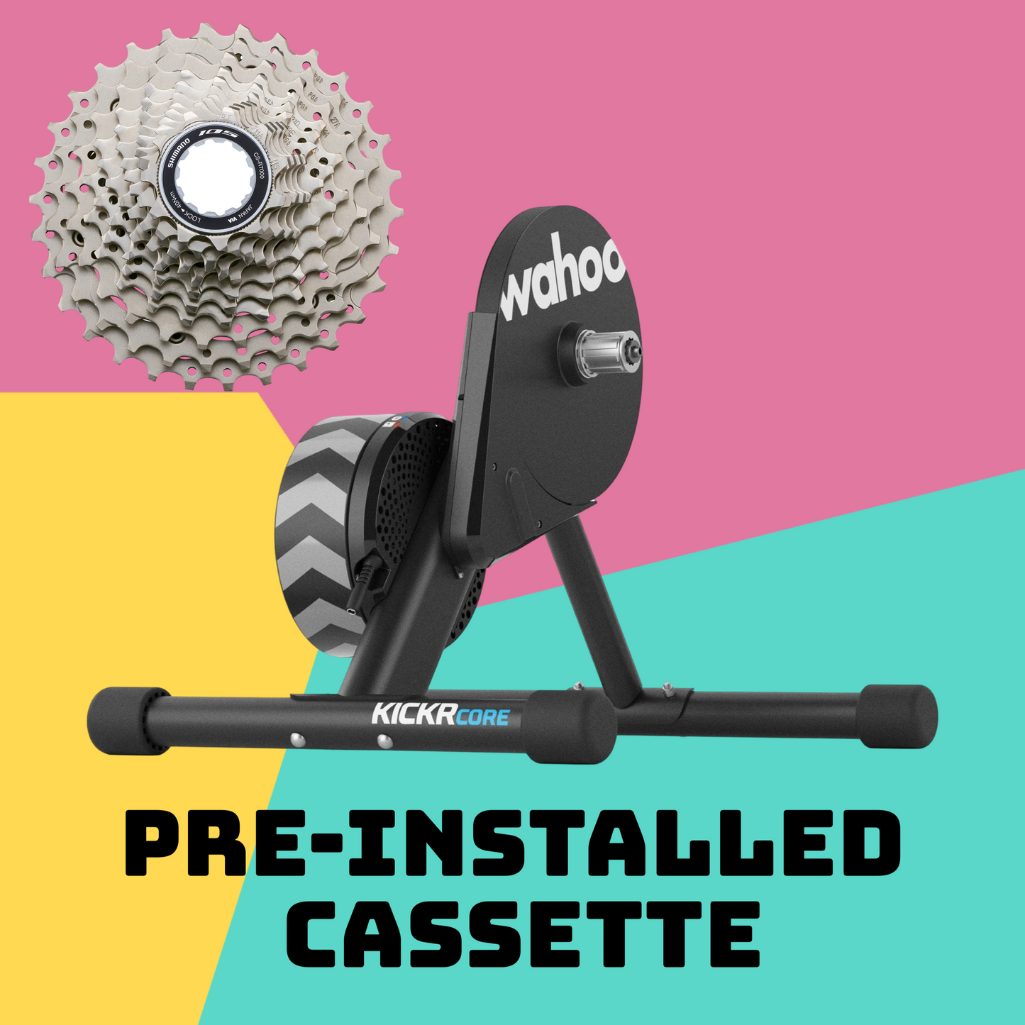 Wahoo Kickr Core Smart Trainer with Pre-Installed Cassette