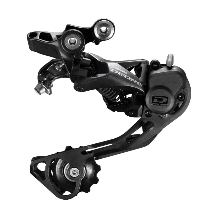 Shimano Rd-M6000 Deore 10-Speed Shadow+ Design Rear Derailleur, Sgs, Black