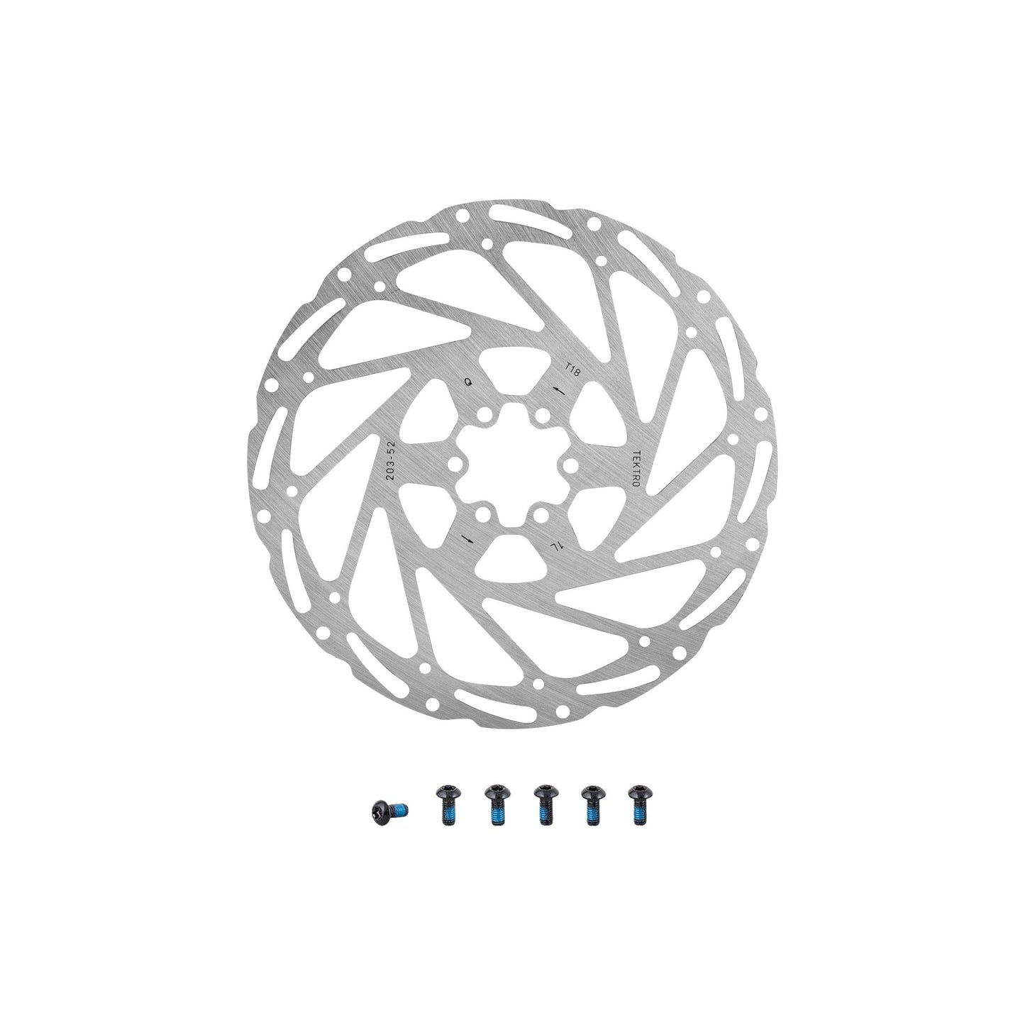 Tektro TR-52 6-Bolt Disc Brake Rotor – P&A from Fife Cycles