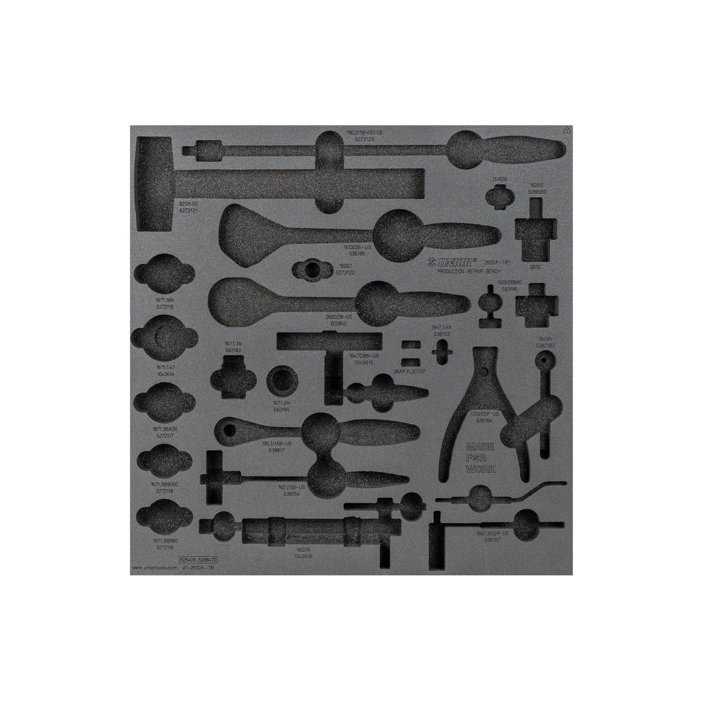 Unior Production Bench Drawer 1 Tool Tray – P&A from Fife Cycles