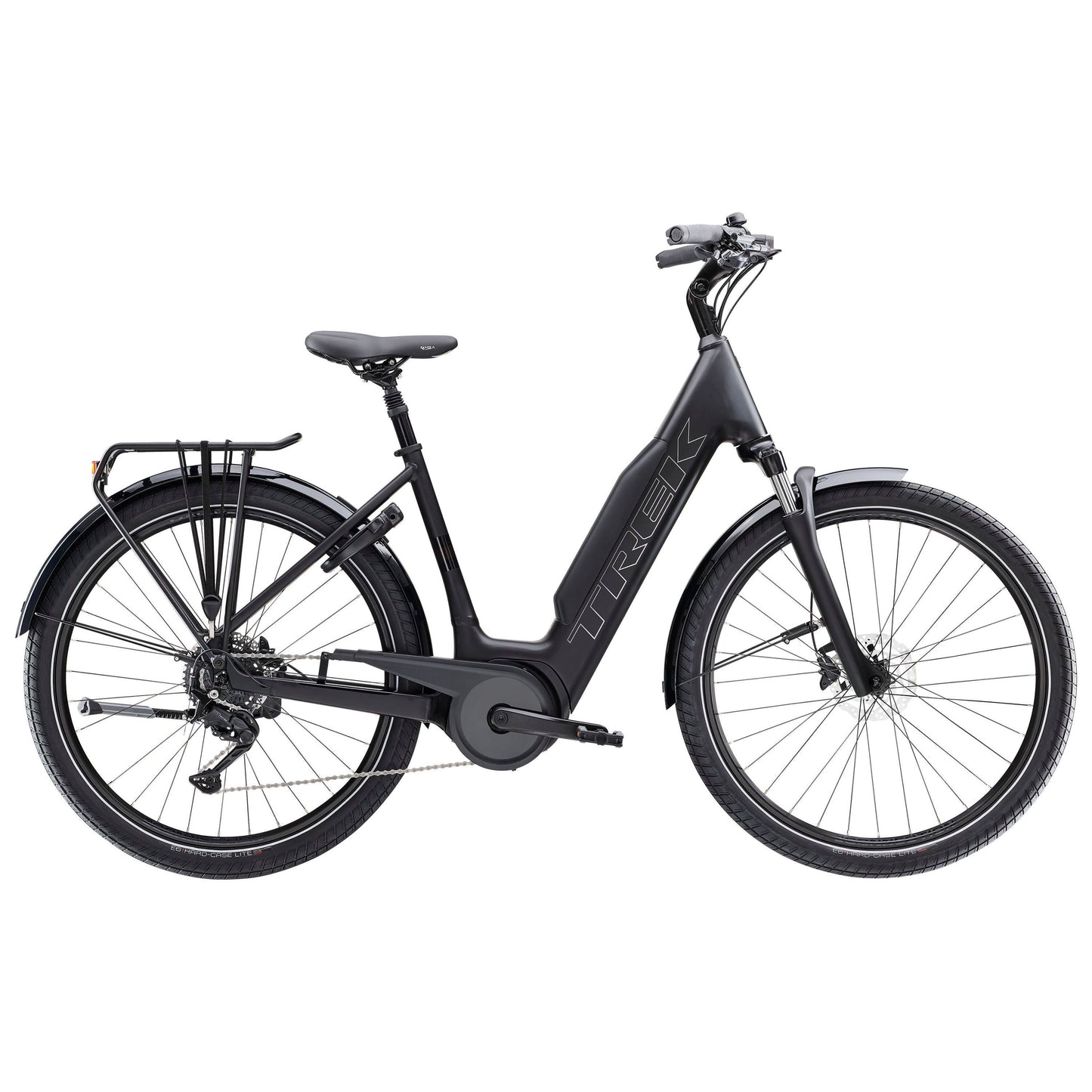 Trek Verve+ 3 Lowstep Gen 3 2026 – eHybrid / eTrekking – Matte Trek Black