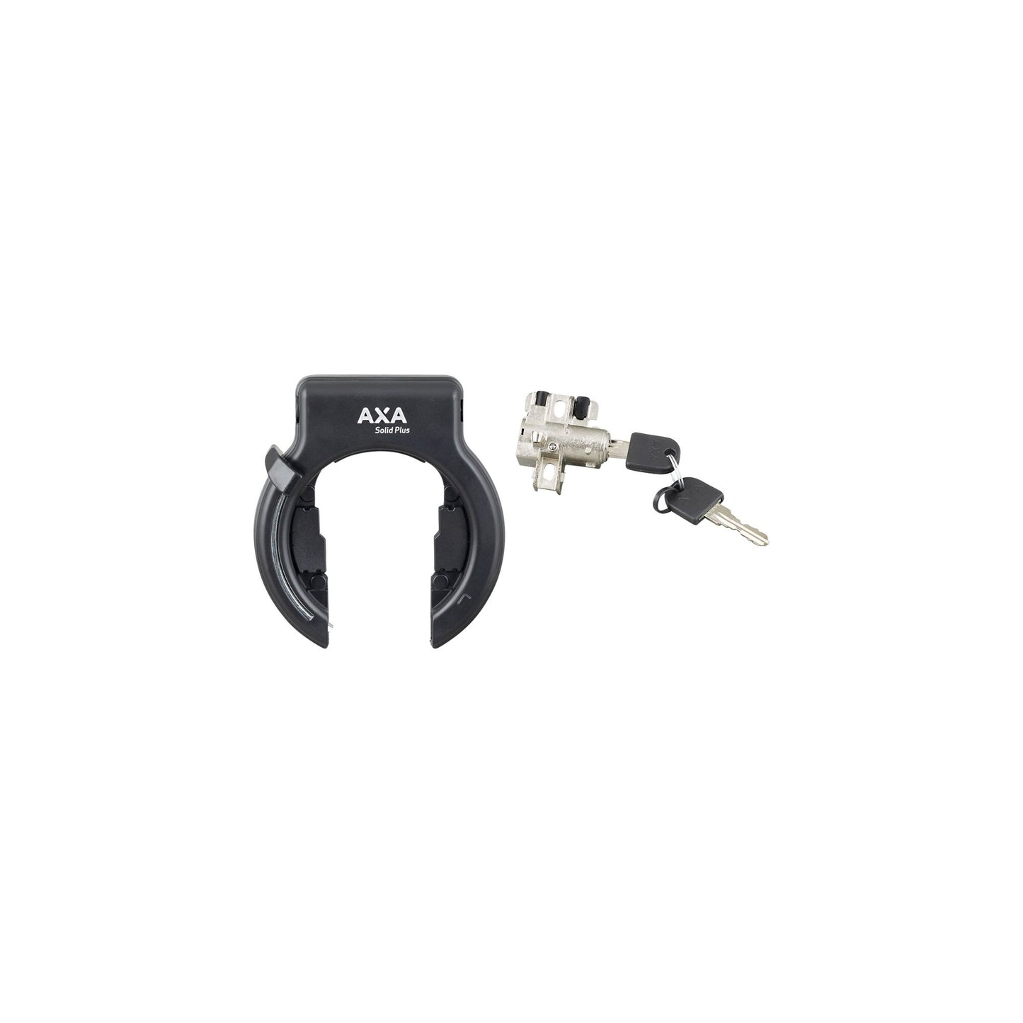 AXA Bosch 2 Downtube Battery with Solid-Plus Ring Lock & Rem