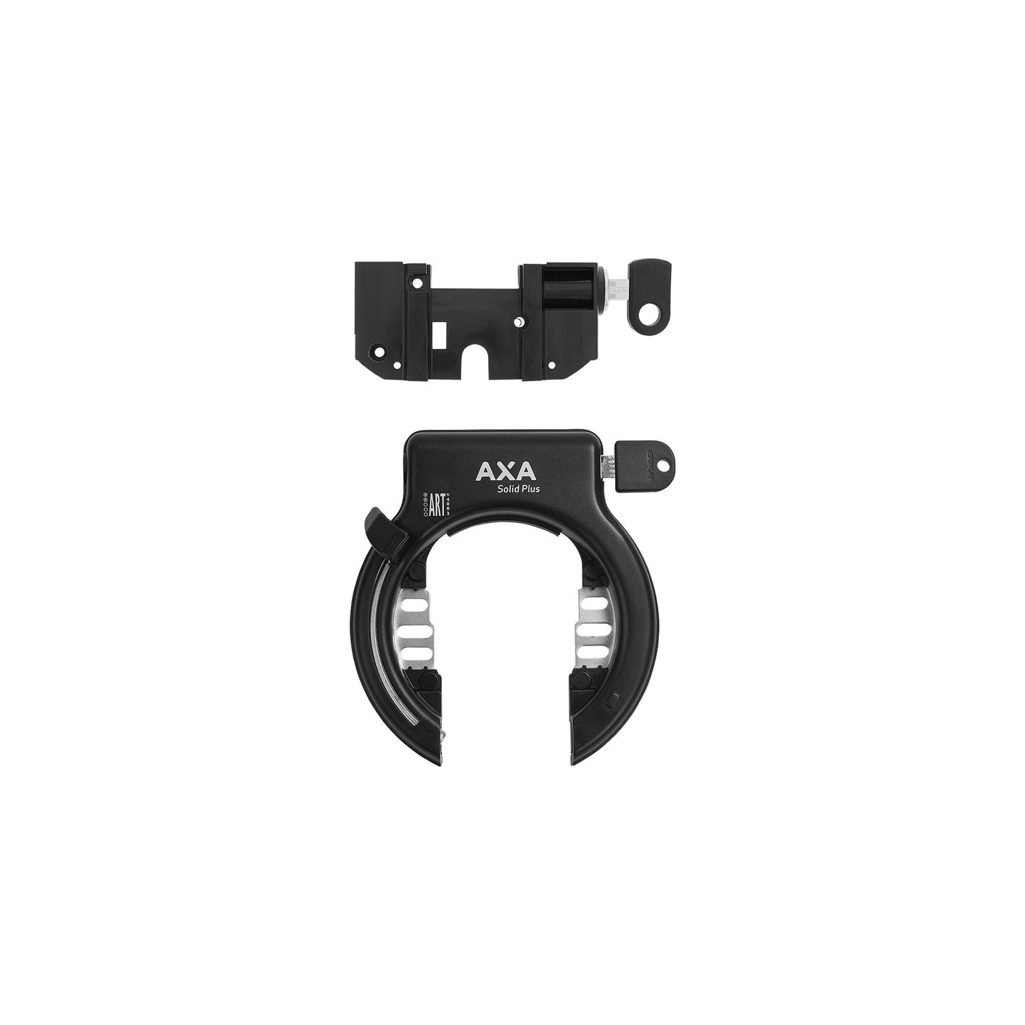 AXA Bosch 2 Rack Battery with Solid-Plus Ring Lock & Removea