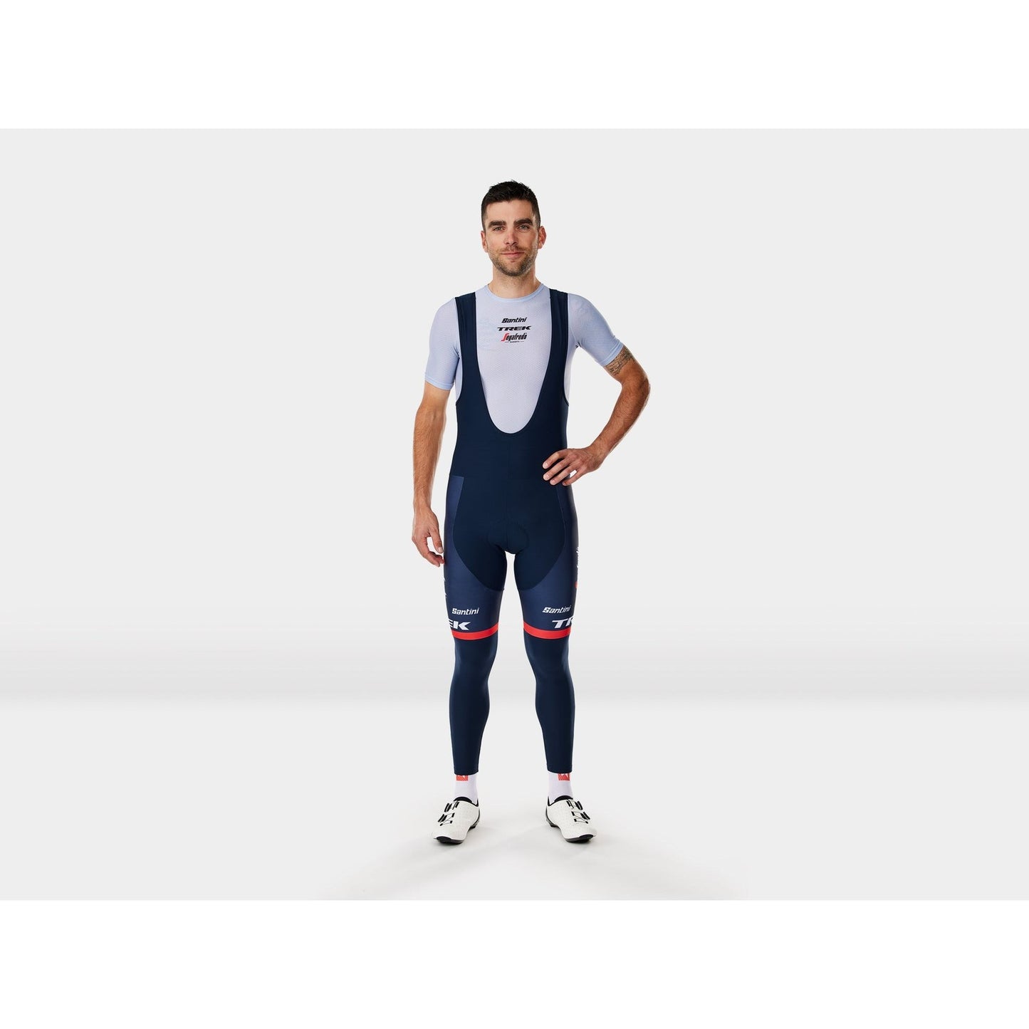Santini Trek-Segafredo Men's Team Replica Training Bib Tight