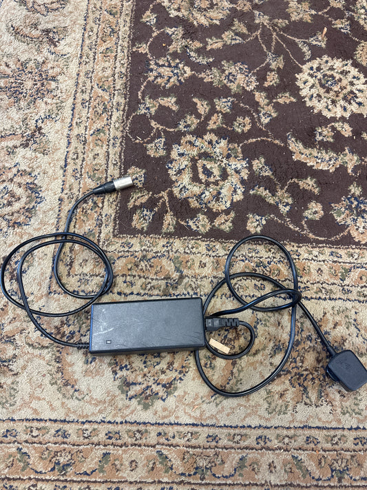 E-Bike Battery Charger - 3-Pin XLR, UK Plug (Unbranded) - Used