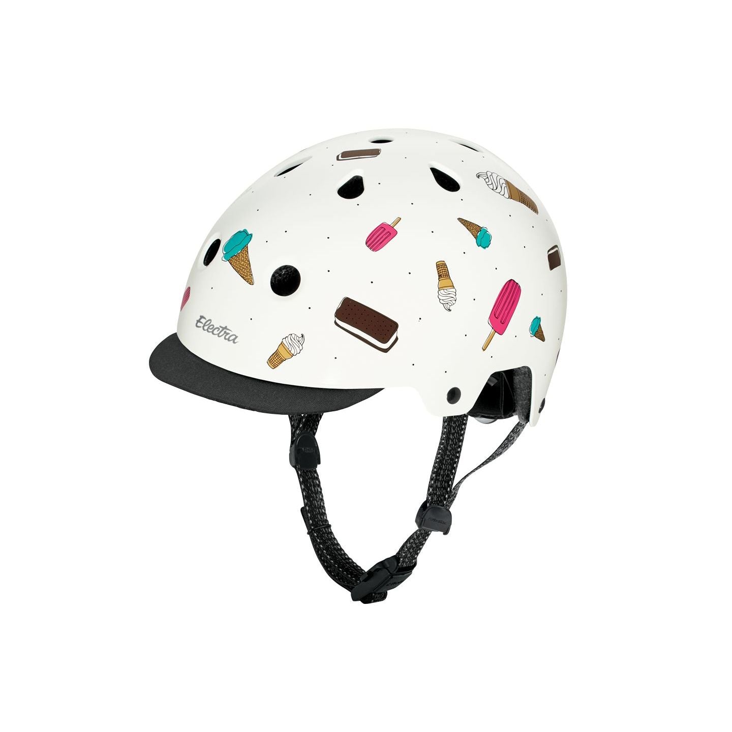 Electra Lifestyle Lux Soft Serve Graphic Helmet – P&A from Fife Cycles