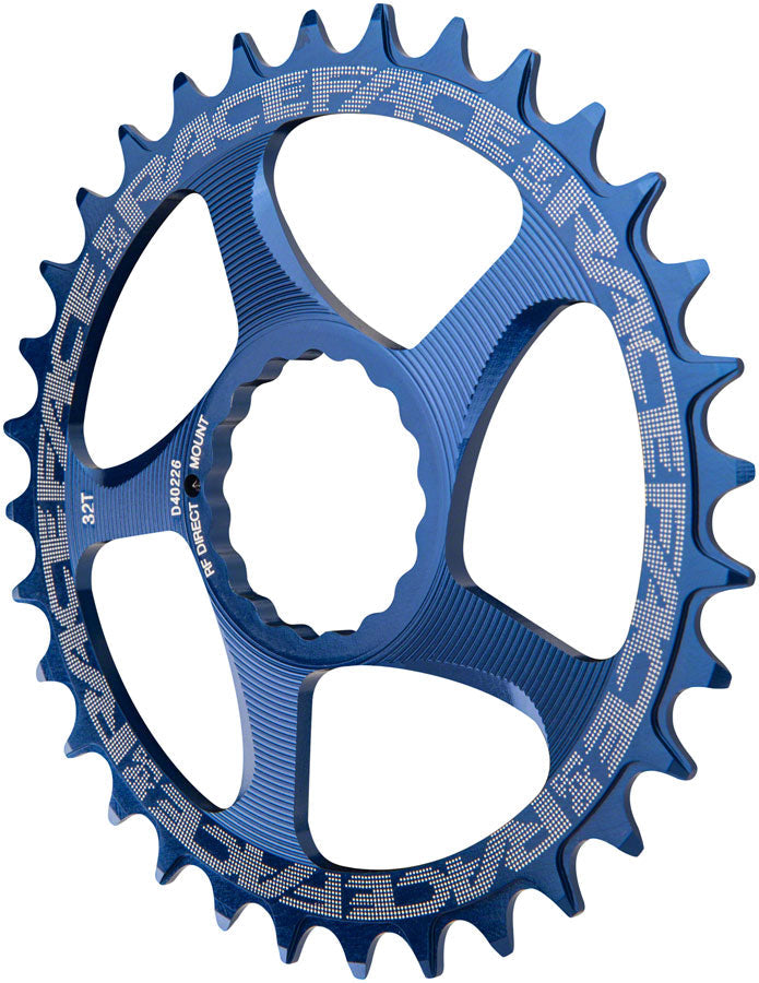 Race Face Narrow/Wide Direct Mount Chainring 32T Blue (RNWDM32BLU)
