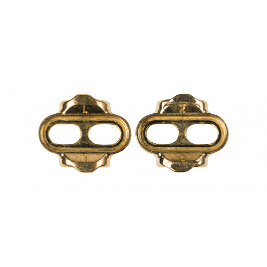 Crankbrothers Standard Release Premium Cleat Kit - Gold, 6° Float