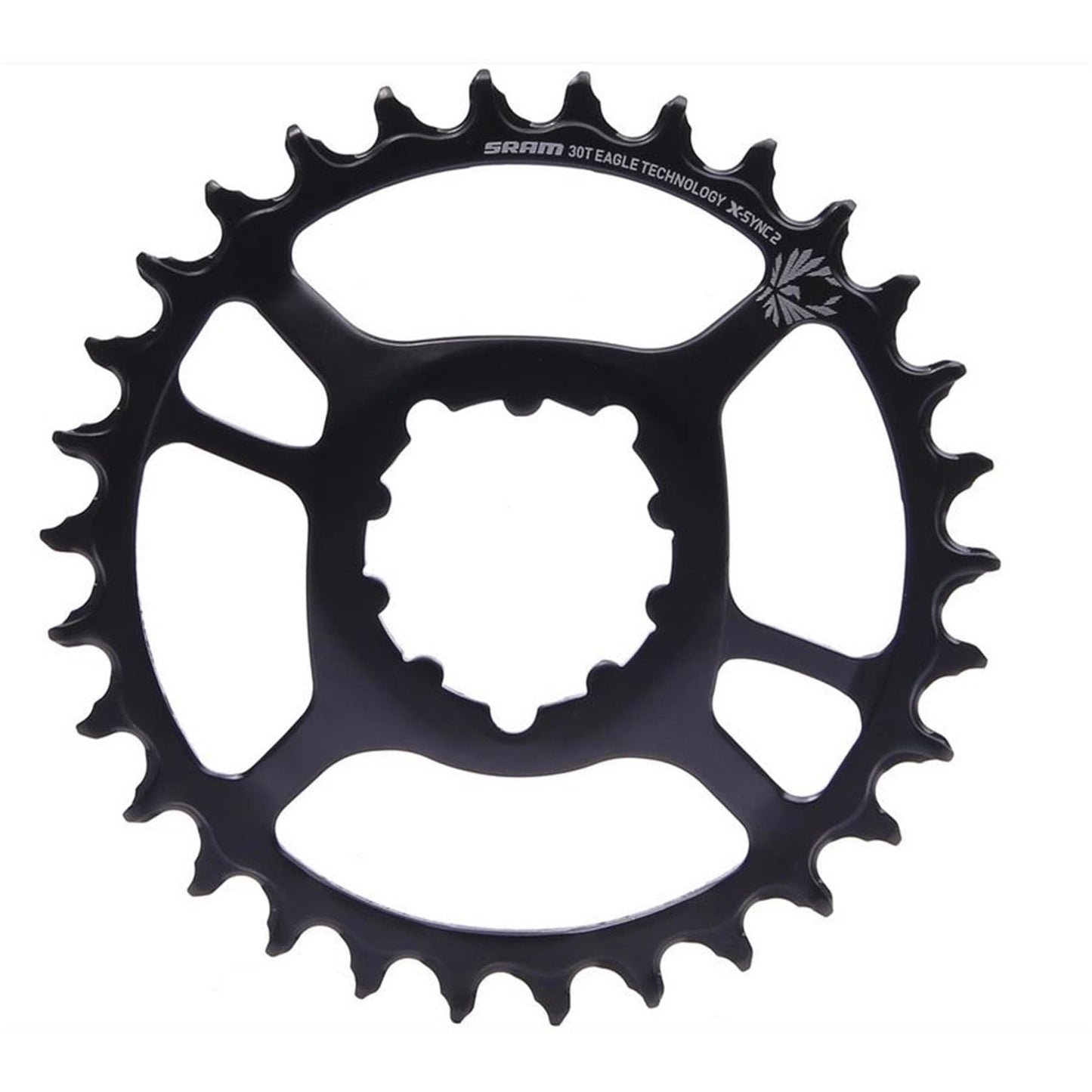 Sram Chain Ring X-Sync 2 Steel Direct Mount 6Mm Offset Eagle: Black 30T