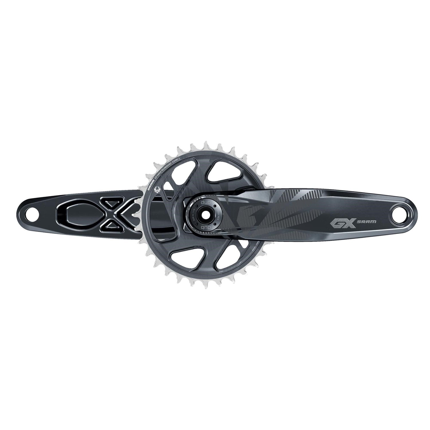 Sram Crank Gx Eagle Boost 148 Dub 12S With Direct Mount 32T X-Sync 2 Chainring (Dub Cups/Bearings Not Included): Lunar 170Mm