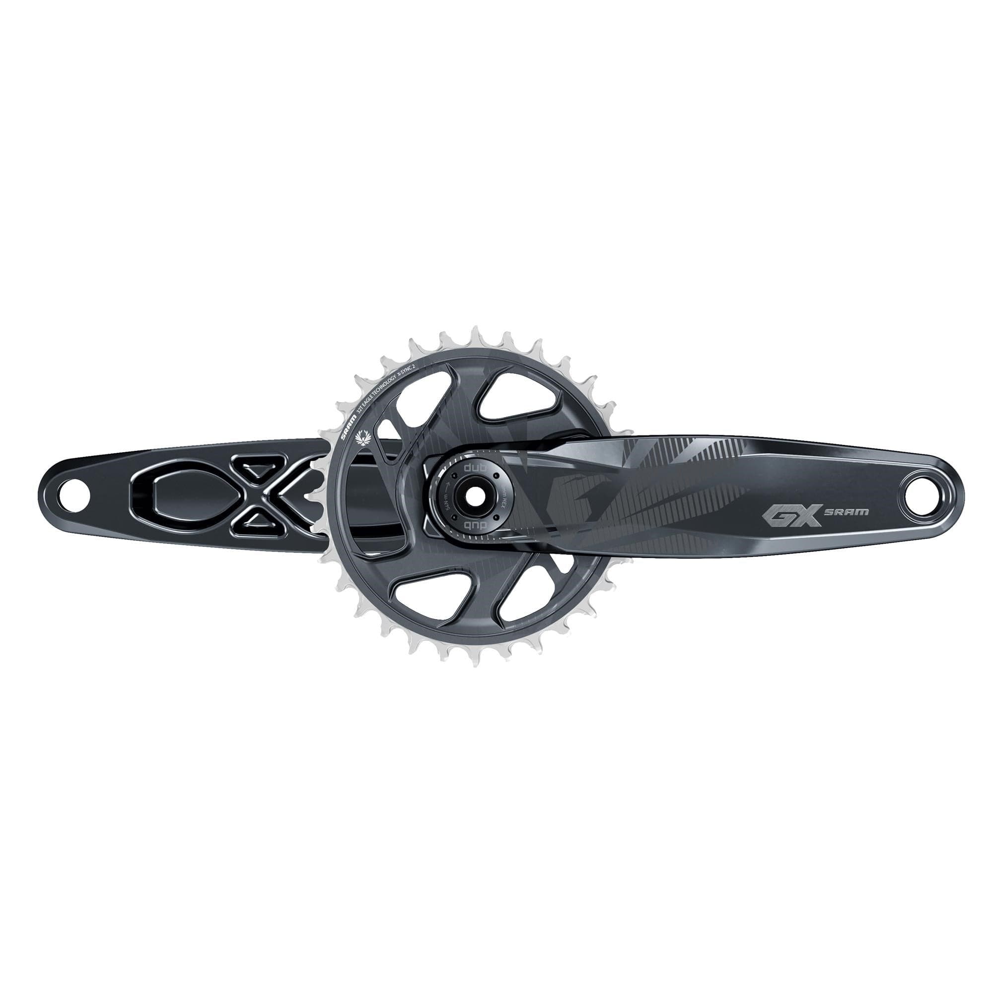 Sram Crank Nx Eagle Boost 148 Dub 12S W Direct Mount 32T X-Sync 2 Steel Chainring Black (Dub Cups/Bearings Not Included): Bla