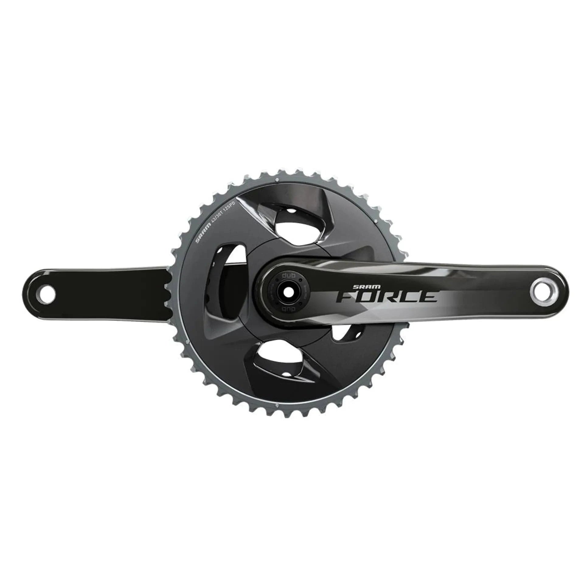 Sram Crankset Force D1 Dub (Bb Not Included): Black 175Mm - 46-33T