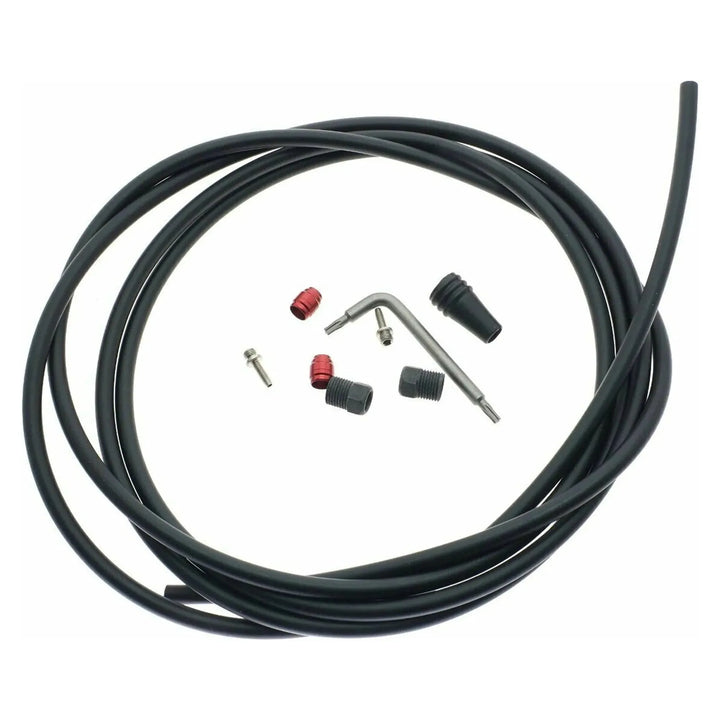 Sram Hydraulic Line Kit - 2000Mm, Black, Qty 1 (Including Hydraulic Line, 1 Boot, 2 Olives, 2 Compression Nuts, 2 Hose Barb,