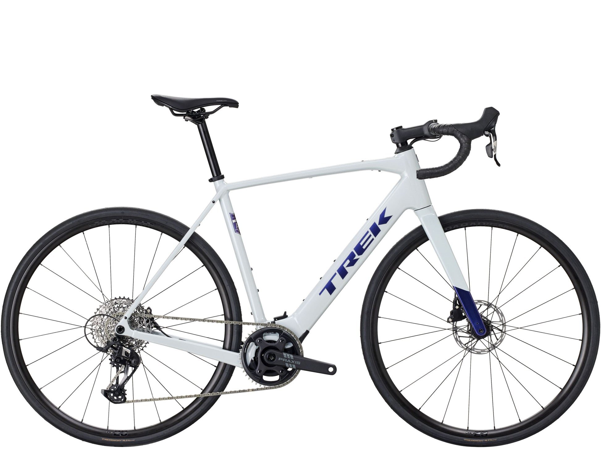 Trek Domane+ ALR 5 2027 – eroad bikes – Plasma Grey Pearl