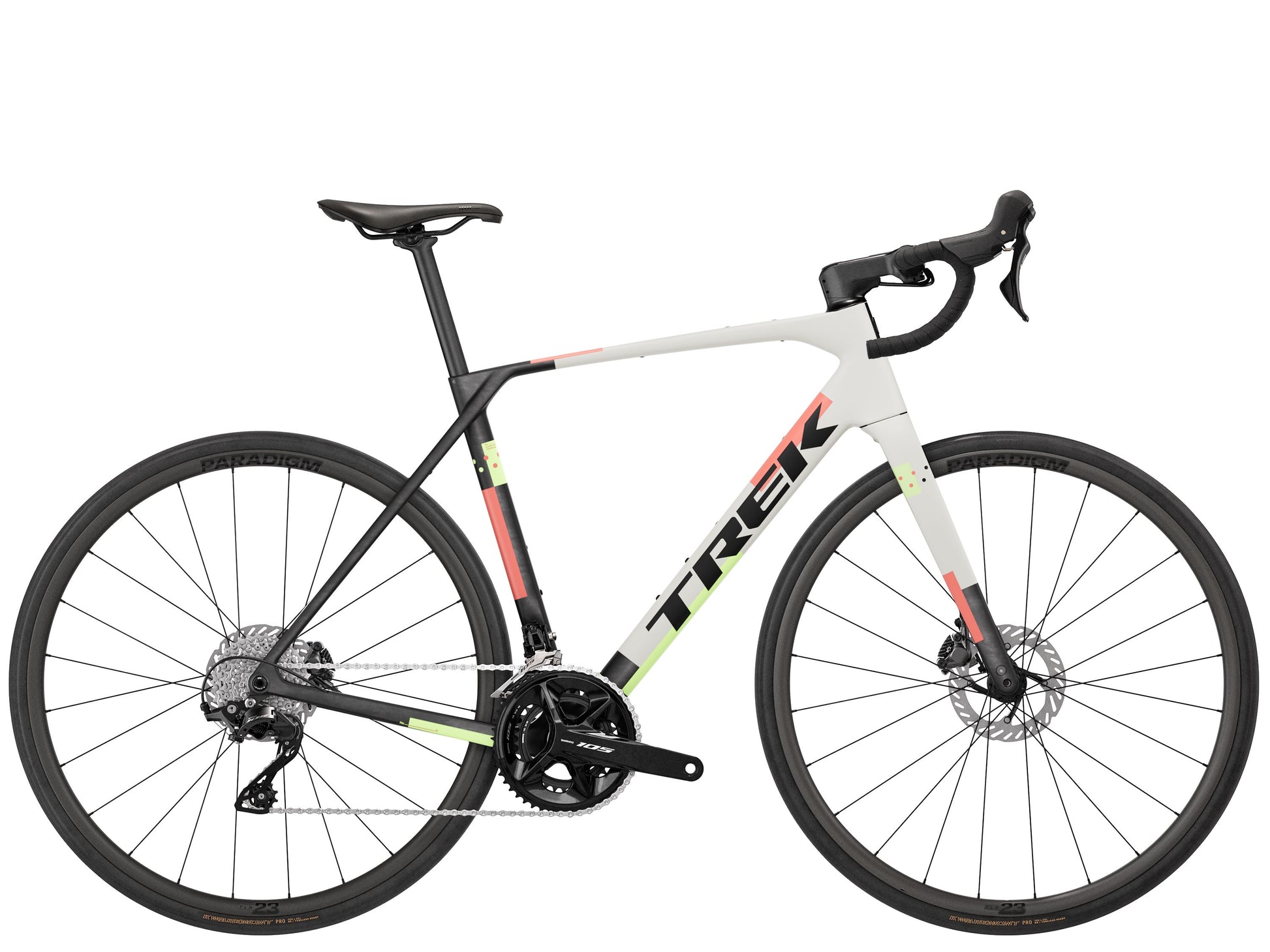 Trek Domane SL 5 2027 – Road Bikes – Matte Era White/Deep Smoke