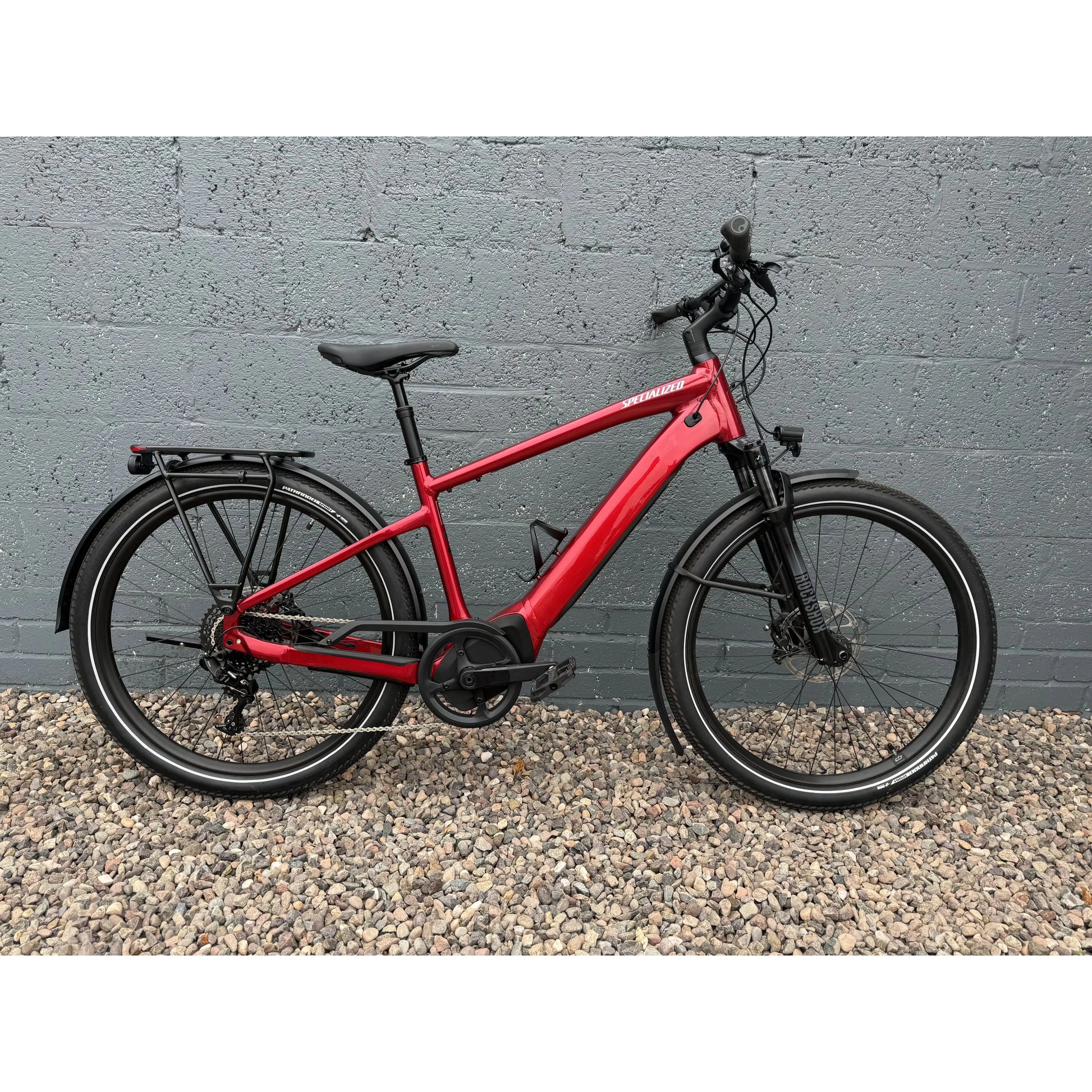 Specialized Turbo Vado 5.0 Electric Hybrid Bike - Red Tint/Silver (GRADE A)