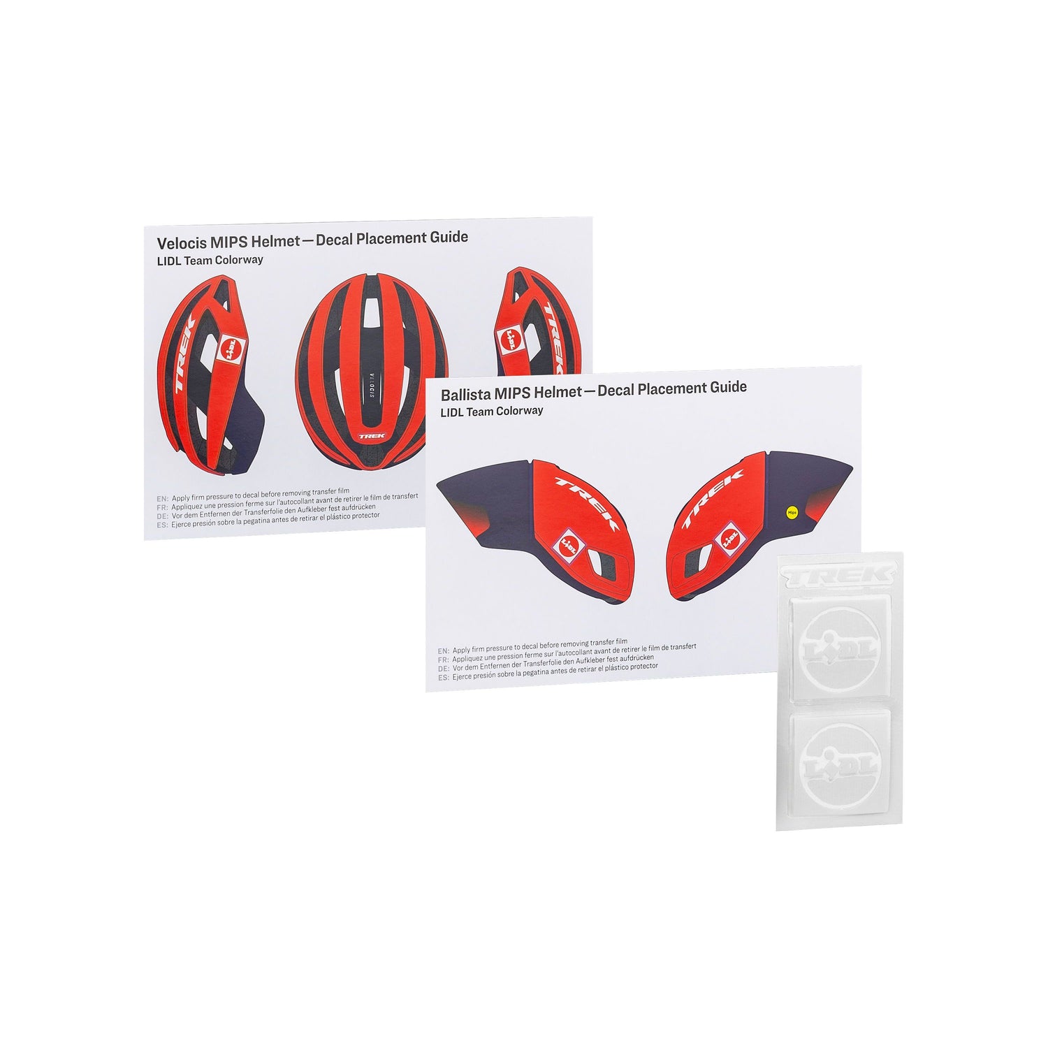 Trek Lidl-Trek Helmet Decal Set – P&A from Fife Cycles