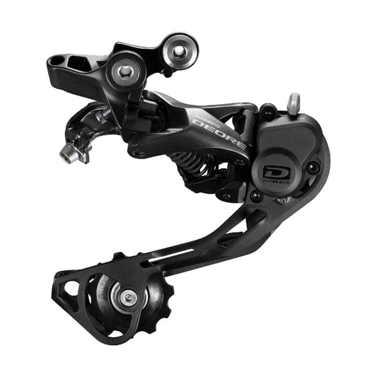 Shimano Rd-M6000 Deore 10-Speed Shadow&#43; Design Rear Derailleur, Sgs, Black