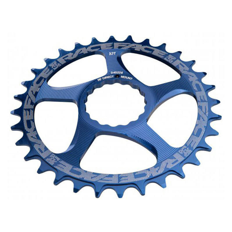 Race Face Narrow/Wide Direct Mount Chainring 32T Blue (RNWDM32BLU)