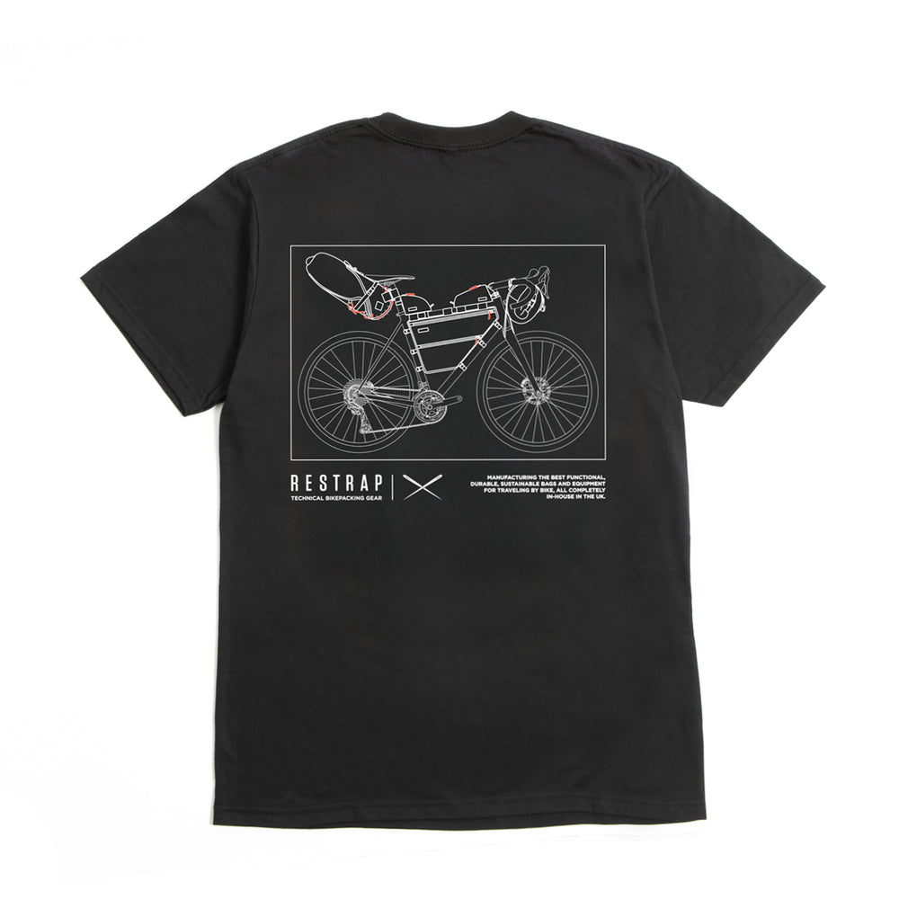 Restrap Bikepacking T-shirt - Black