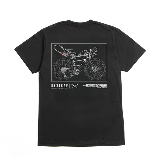 Restrap Bikepacking T-shirt - Black