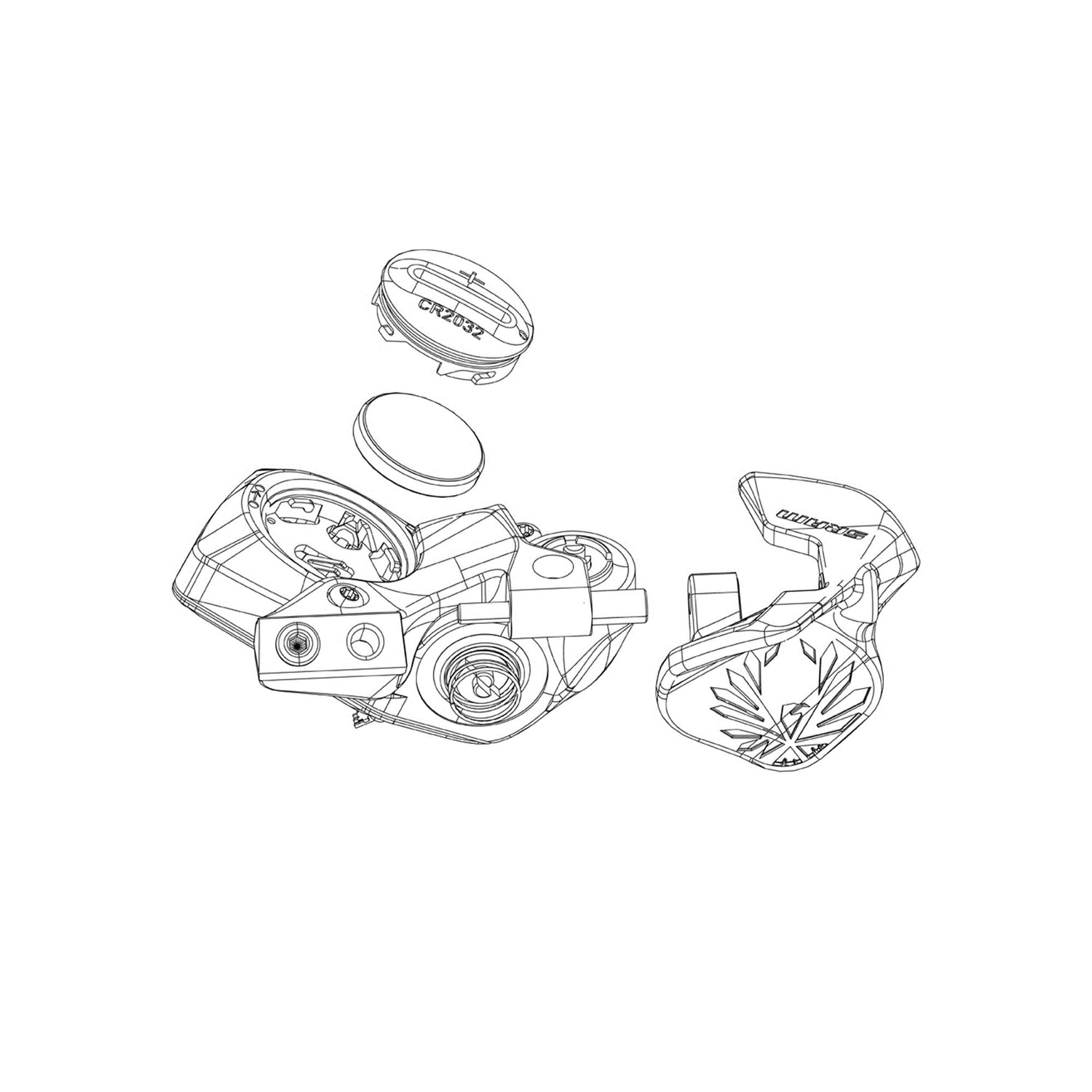SRAM AXS POD Ultimate HMI Module Bolt-On Cover Kit - Black