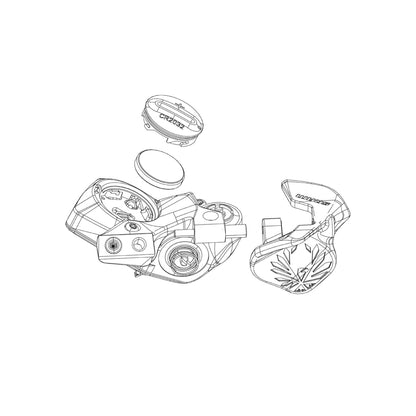 SRAM AXS POD Ultimate HMI Module Bolt-On Cover Kit - Black