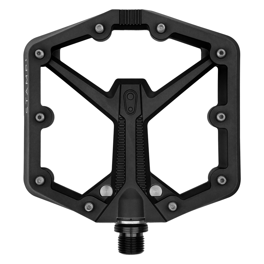 Crankbrothers Stamp 1 Large V2 Composite Flat Pedals - Black