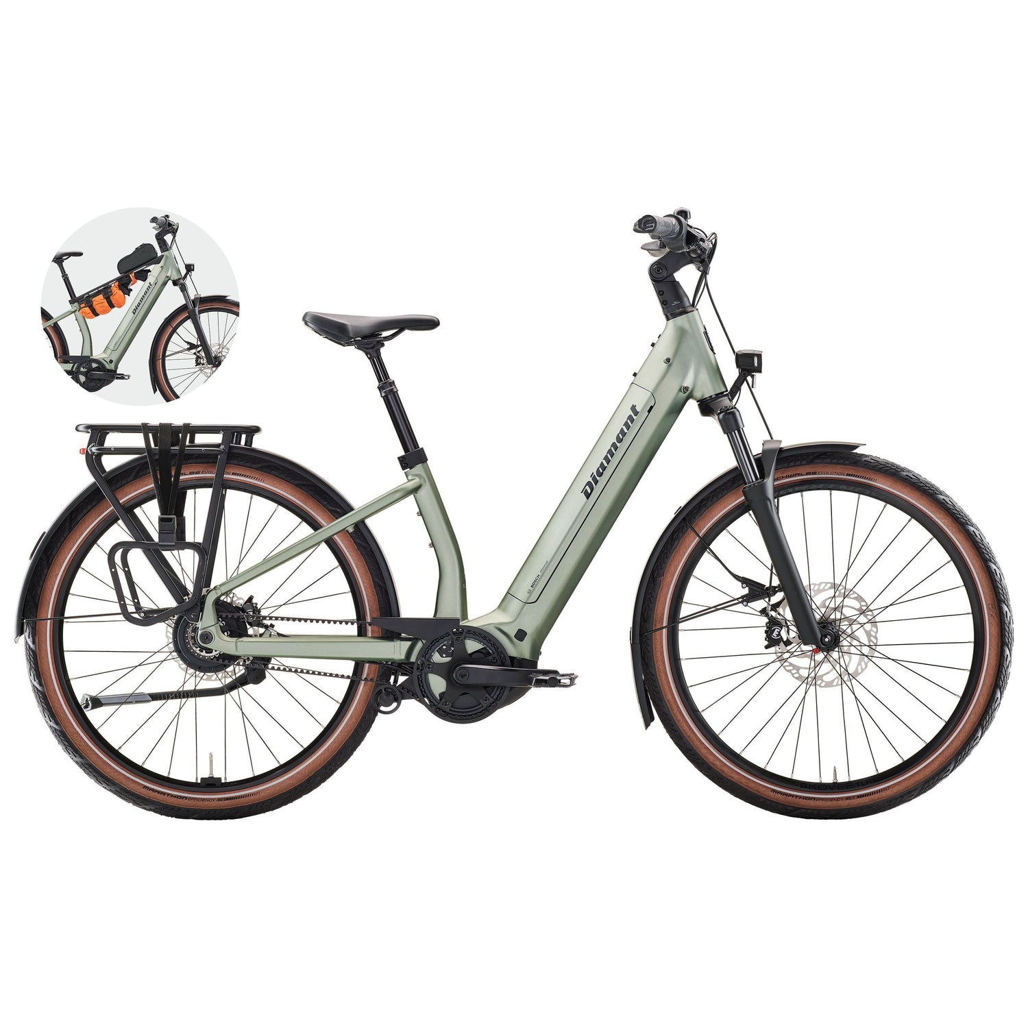 Trek Suvea Style (800 Wh) 2026 – eHybrid / eTrekking – Heugrün