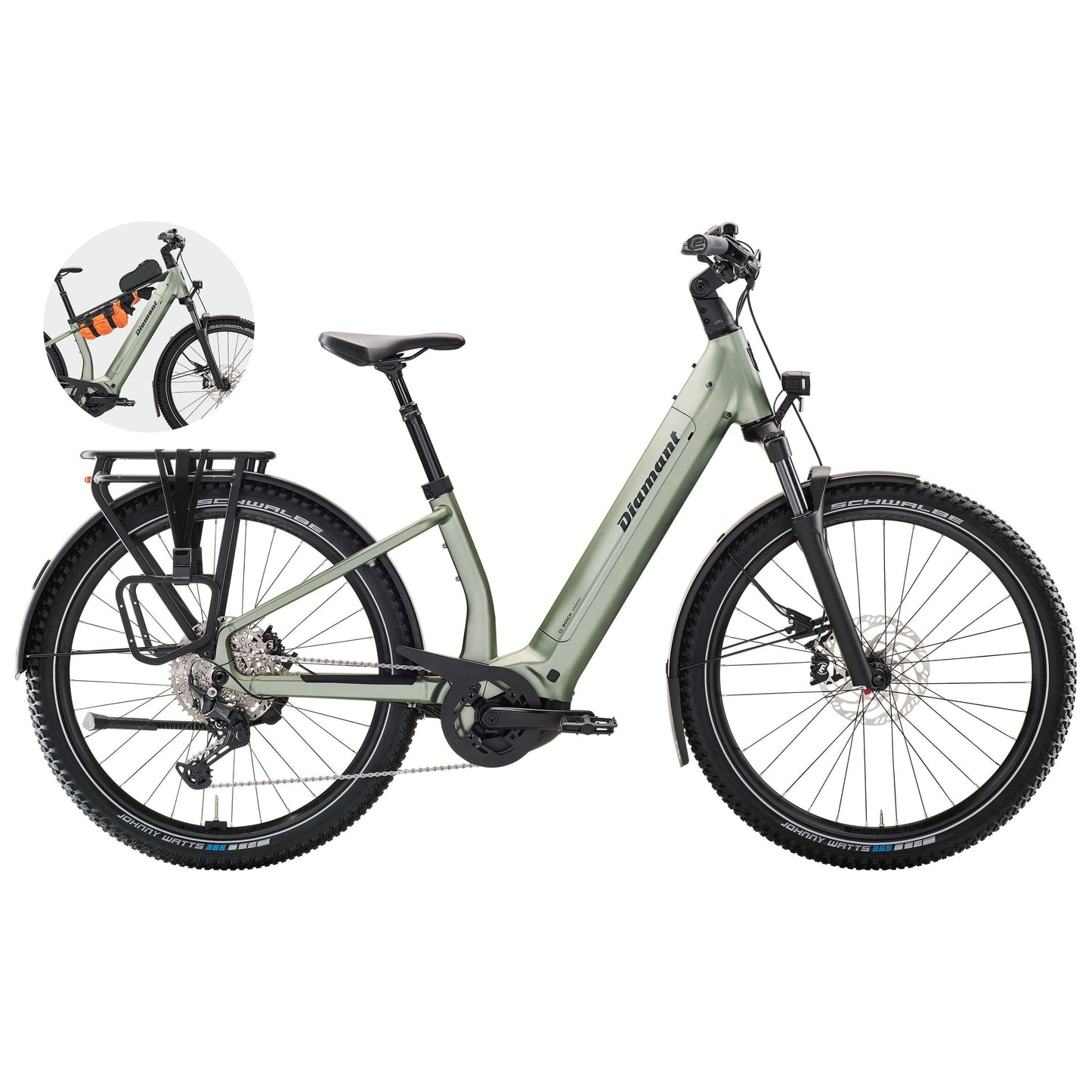 Trek Suvea Trip Plus (800 Wh) 2026 – eHybrid / eTrekking – Heugrün