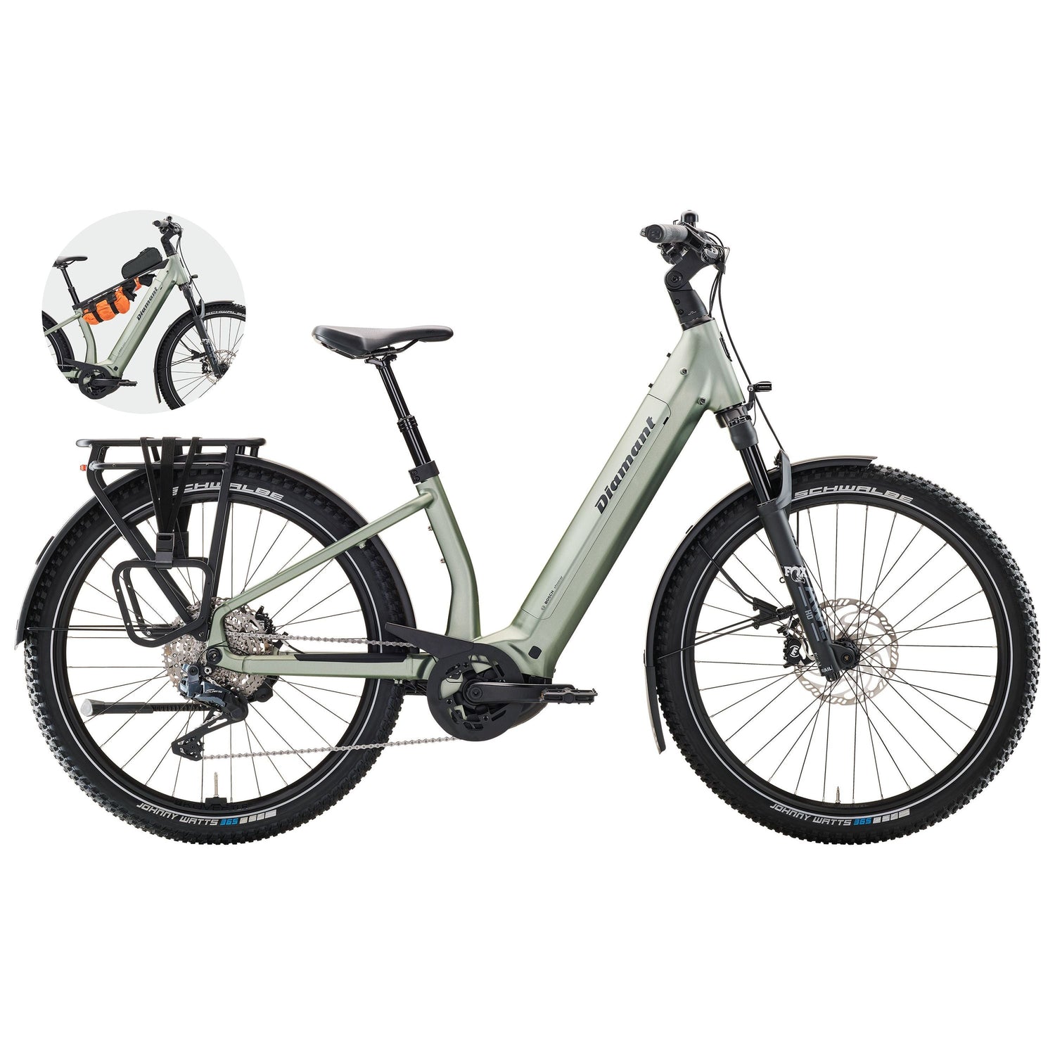 Trek Suvea Trip PRO (600 Wh) 2026 – eHybrid / eTrekking – Heugrün