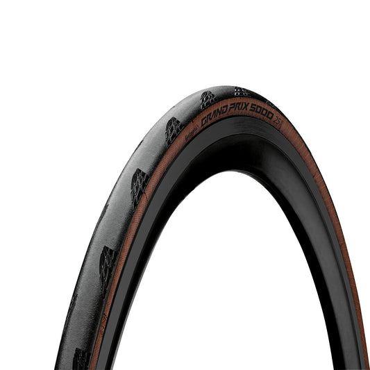 Continental Grand Prix 5000 - 700x28c - Clincher Road Tyre (Tan Wall)