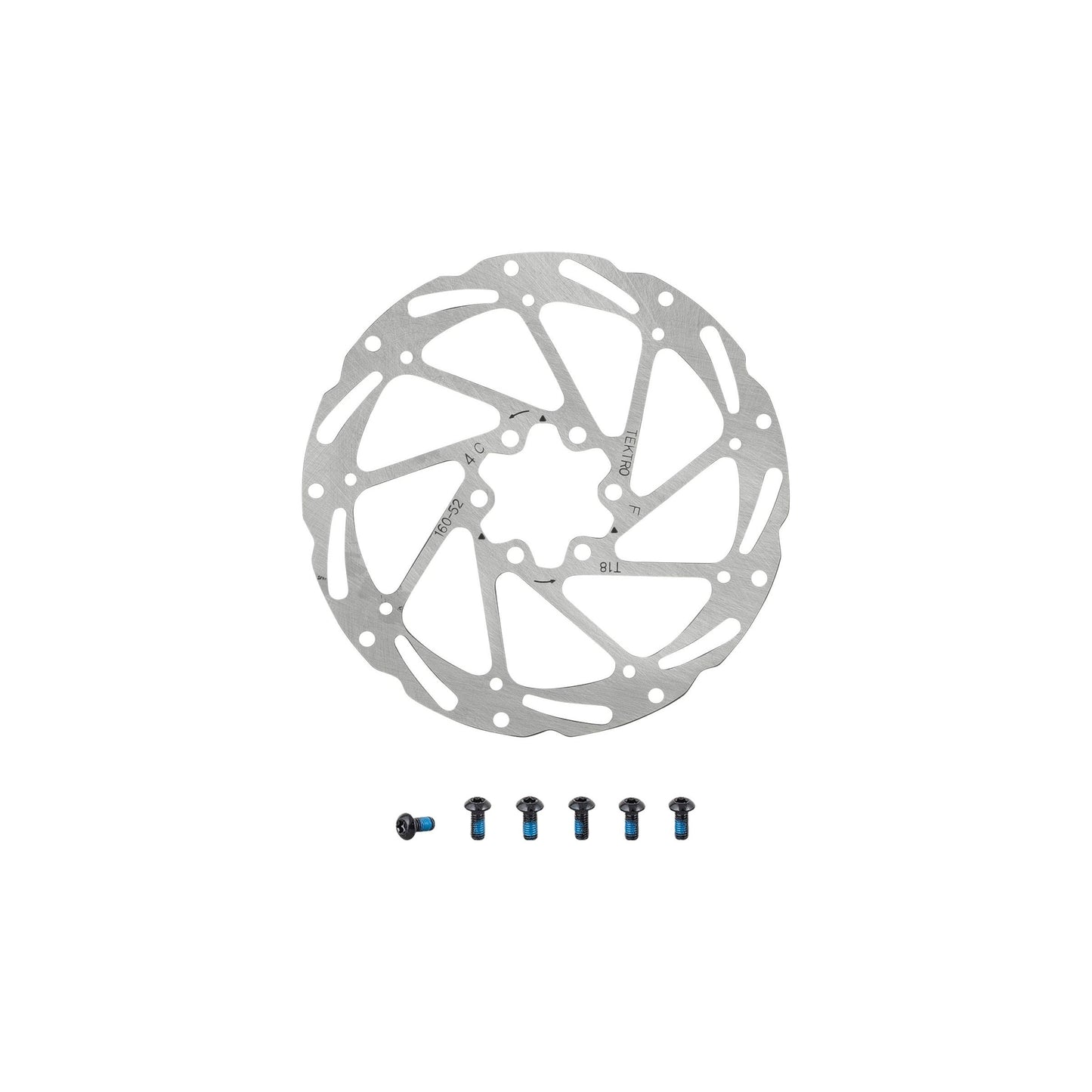 Tektro TR-52 6-Bolt Disc Brake Rotor – P&A from Fife Cycles