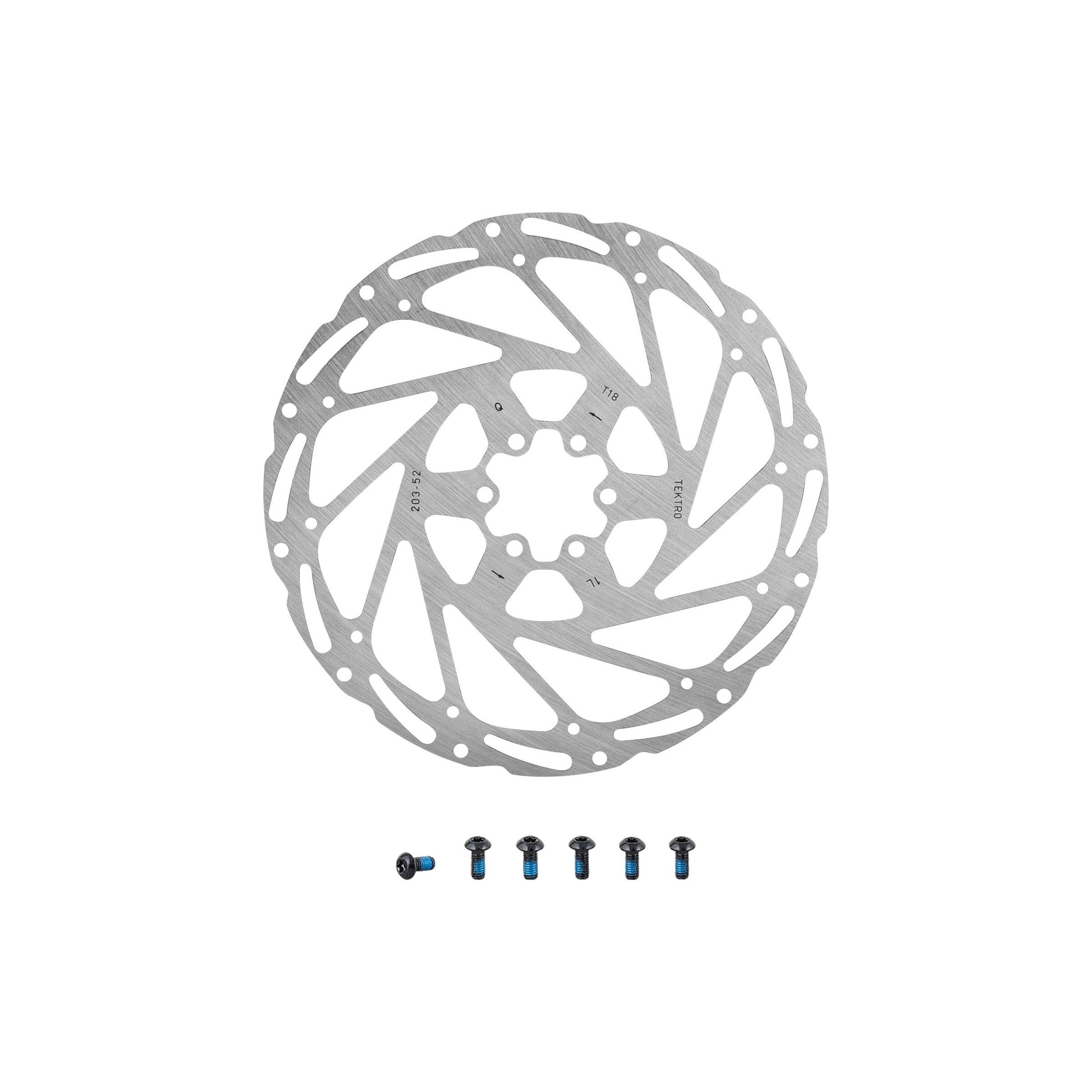 Tektro TR-52 6-Bolt Disc Brake Rotor – P&A from Fife Cycles