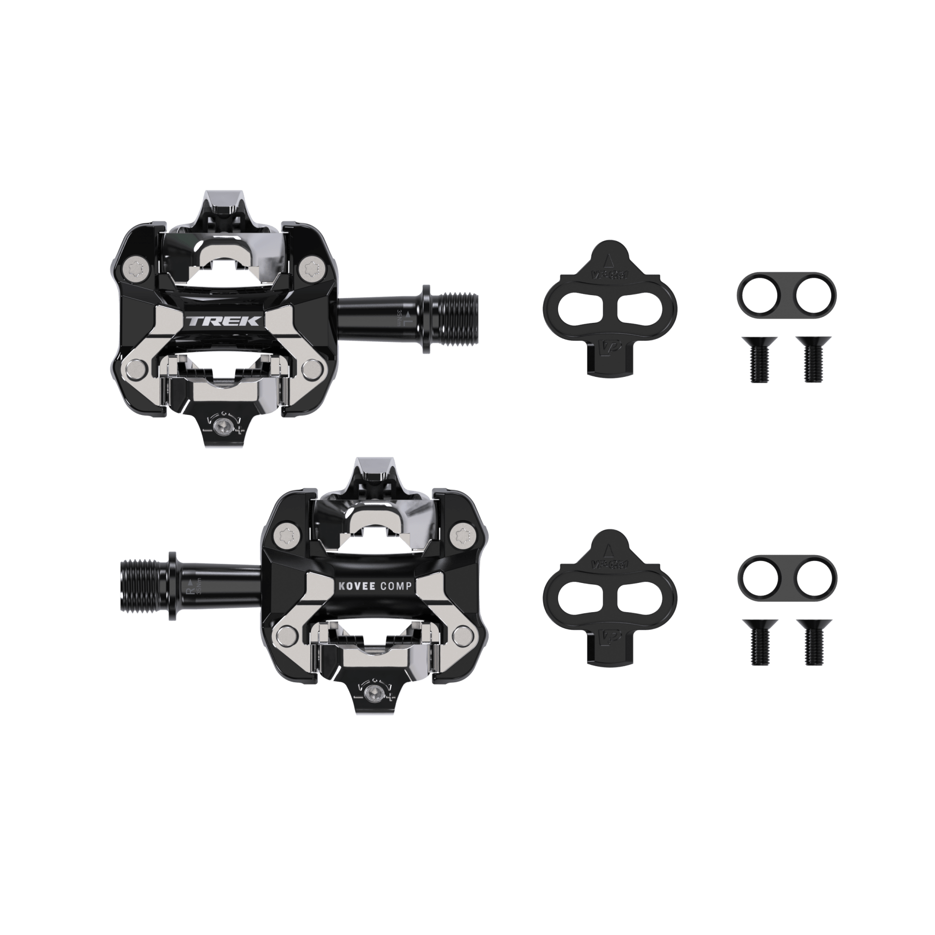 TREK KOVEE COMP CLIPLESS PEDAL SET