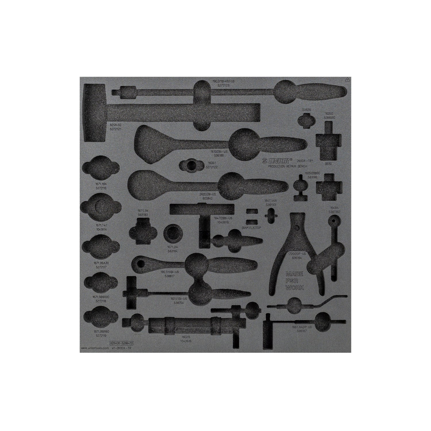 Unior Production Bench Drawer 1 Tool Tray – P&A from Fife Cycles