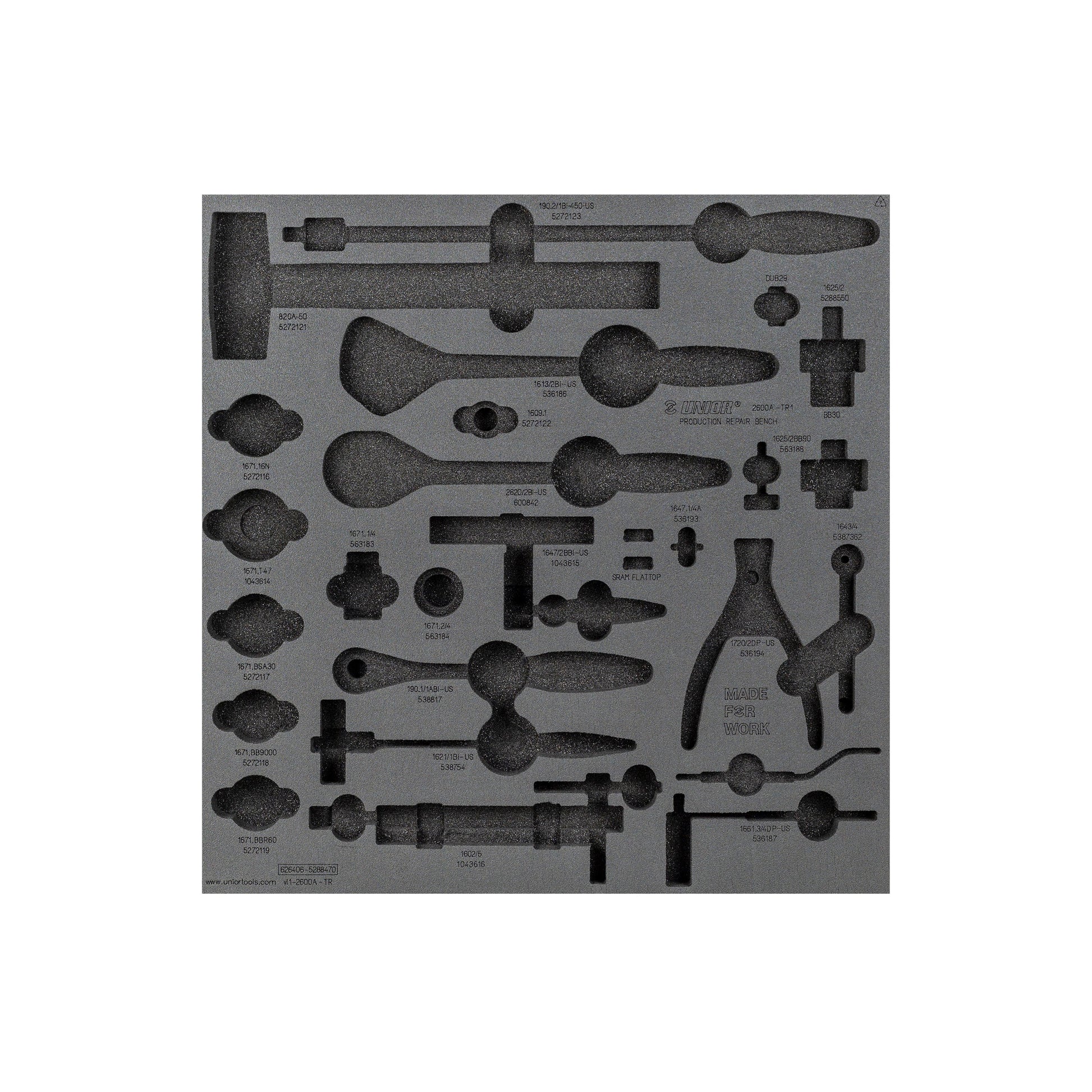 Unior Production Bench Drawer 1 Tool Tray – P&A from Fife Cycles