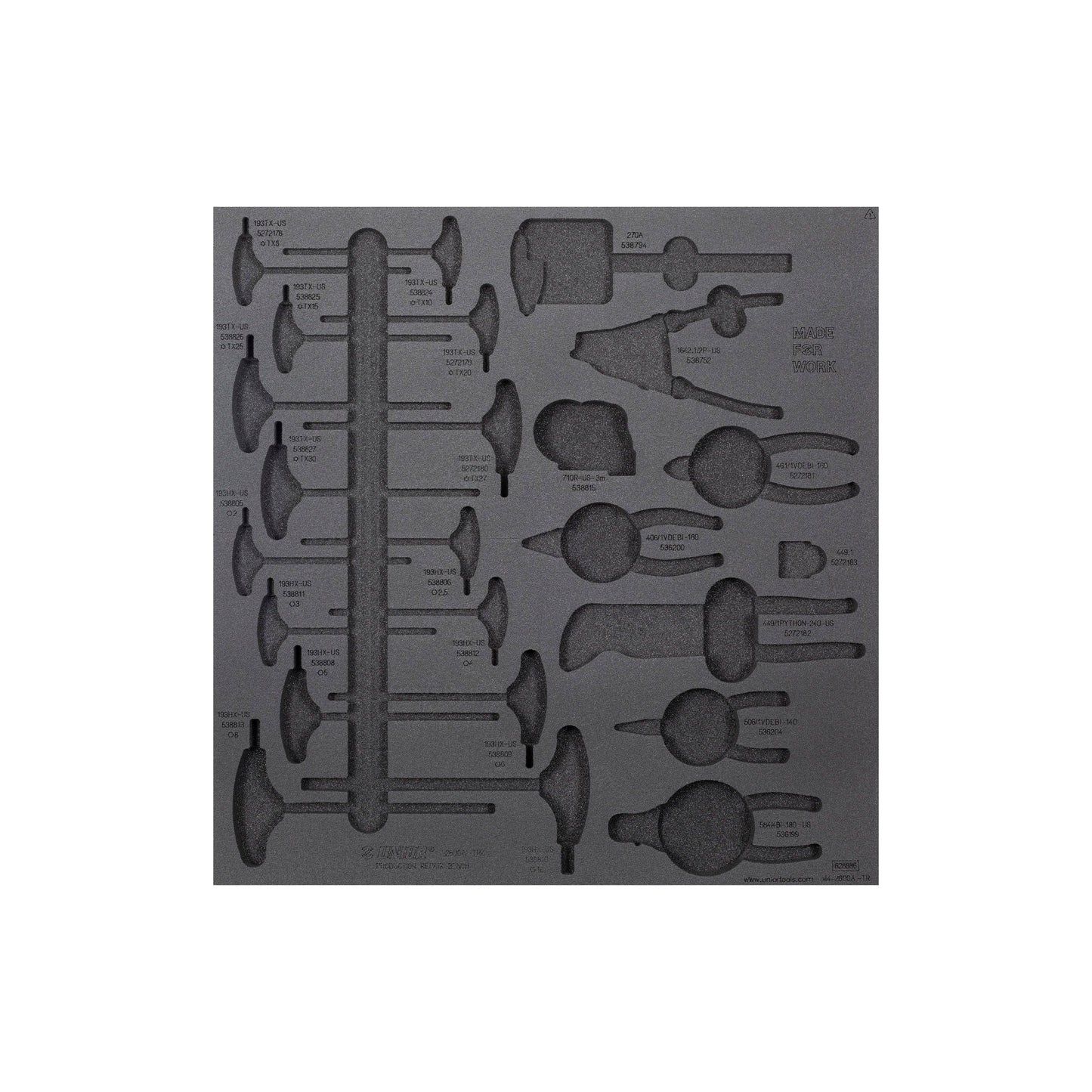 Unior Production Bench Drawer 4 Tool Tray – P&A from Fife Cycles