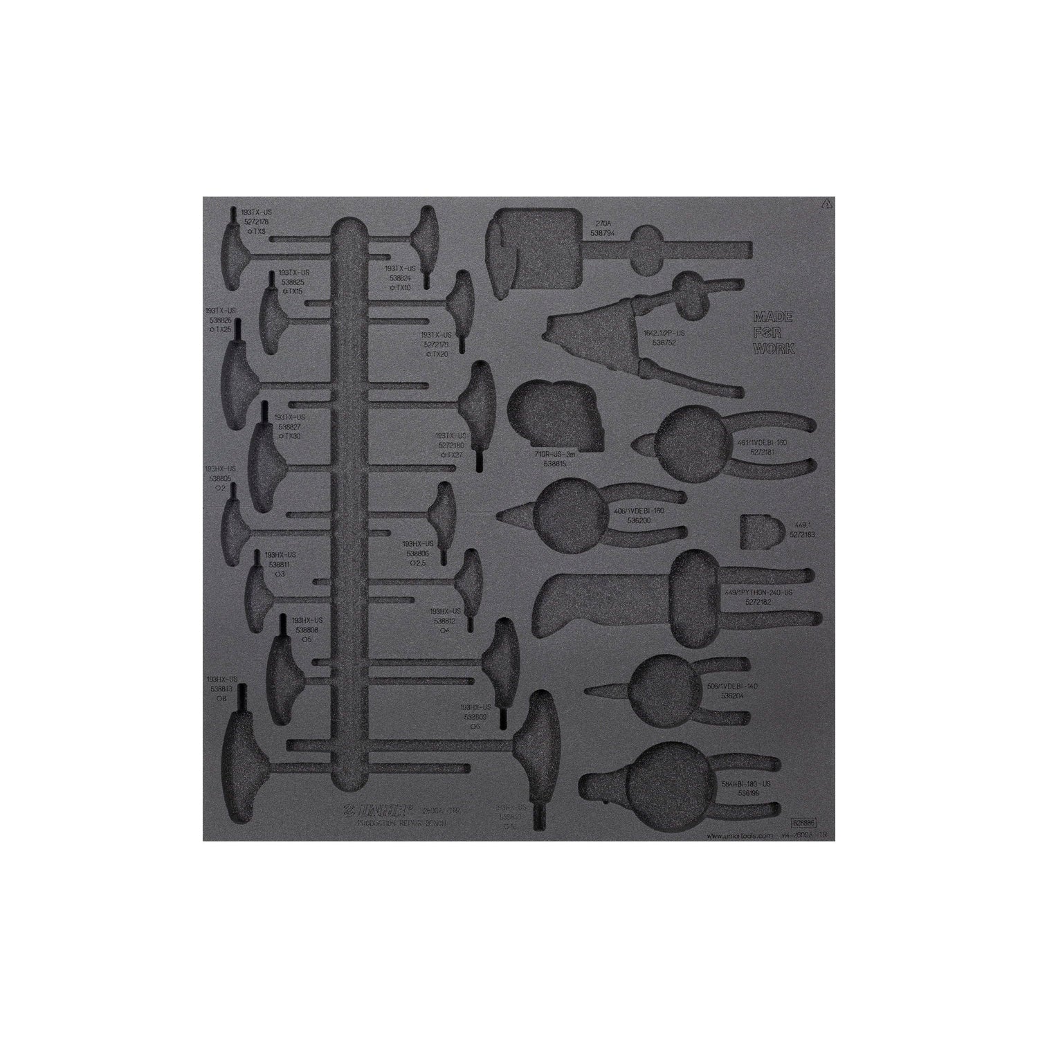 Unior Production Bench Drawer 4 Tool Tray – P&A from Fife Cycles