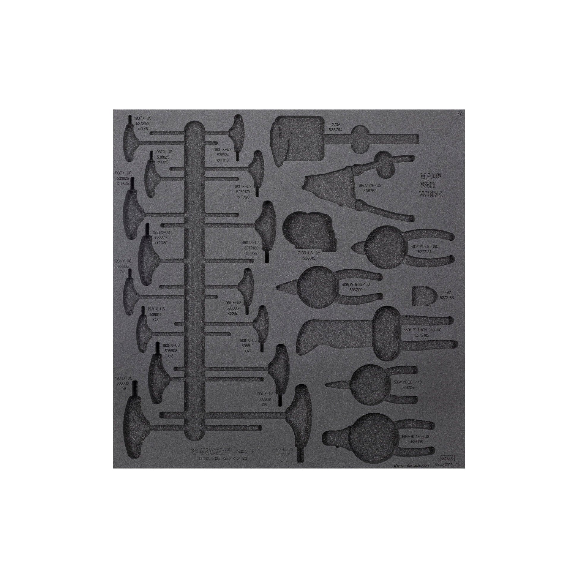 Unior Production Bench Drawer 4 Tool Tray – P&A from Fife Cycles