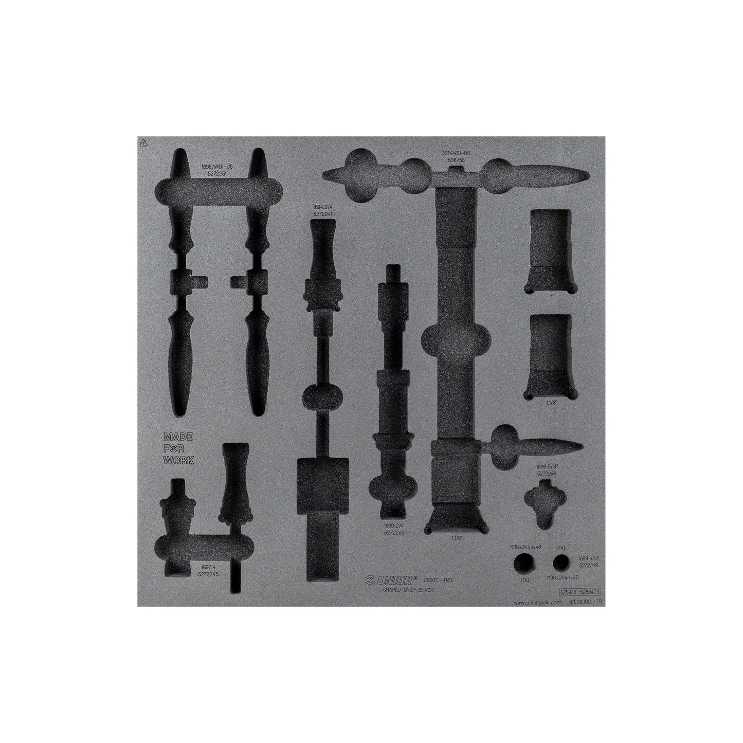 Unior Shared Bench Drawer - 3 Tool Tray – P&A from Fife Cycles