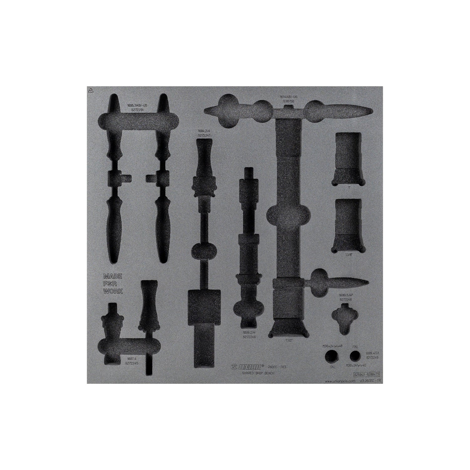 Unior Shared Bench Drawer - 3 Tool Tray – P&A from Fife Cycles