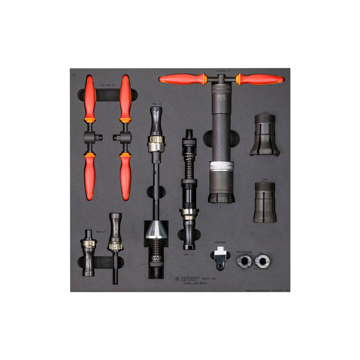 Unior Shared Bench Drawer - 3 Tool Tray Set – P&A from Fife Cycles