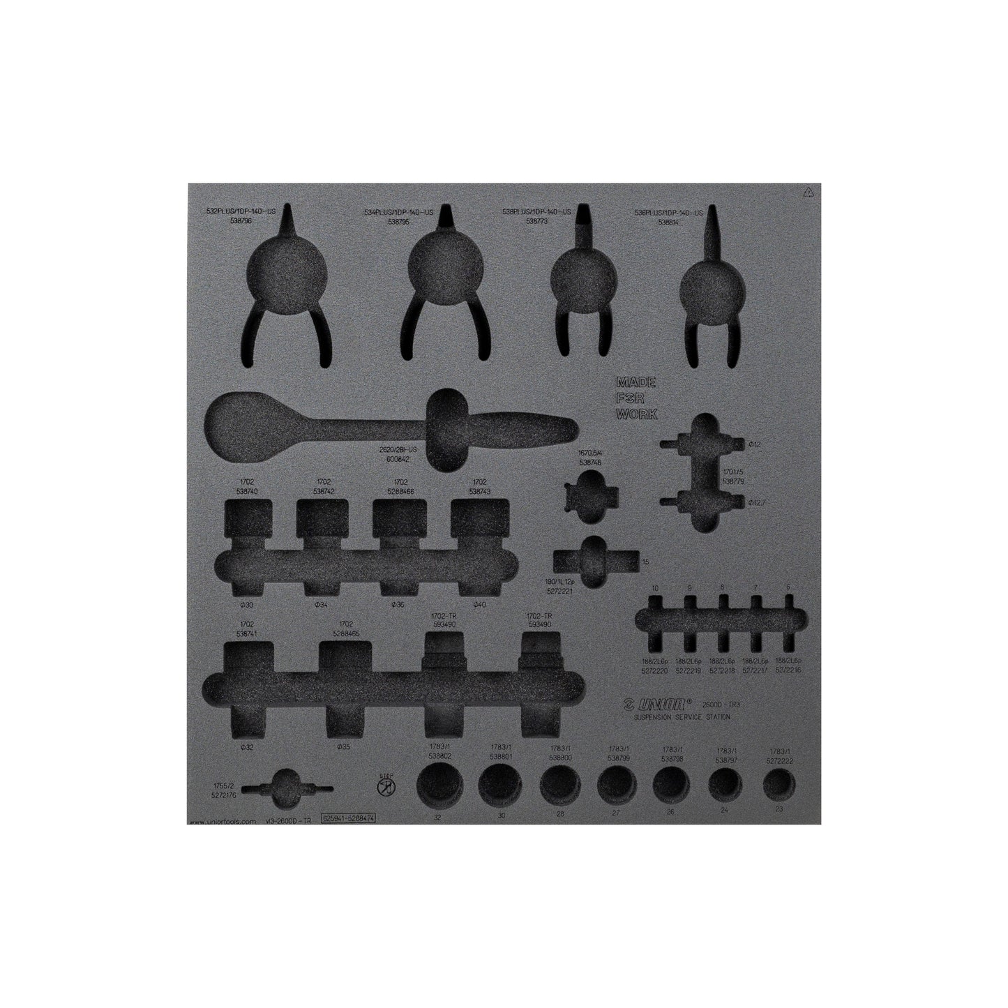 Unior Suspension Bench Drawer - 3 Tool Tray – P&A from Fife Cycles