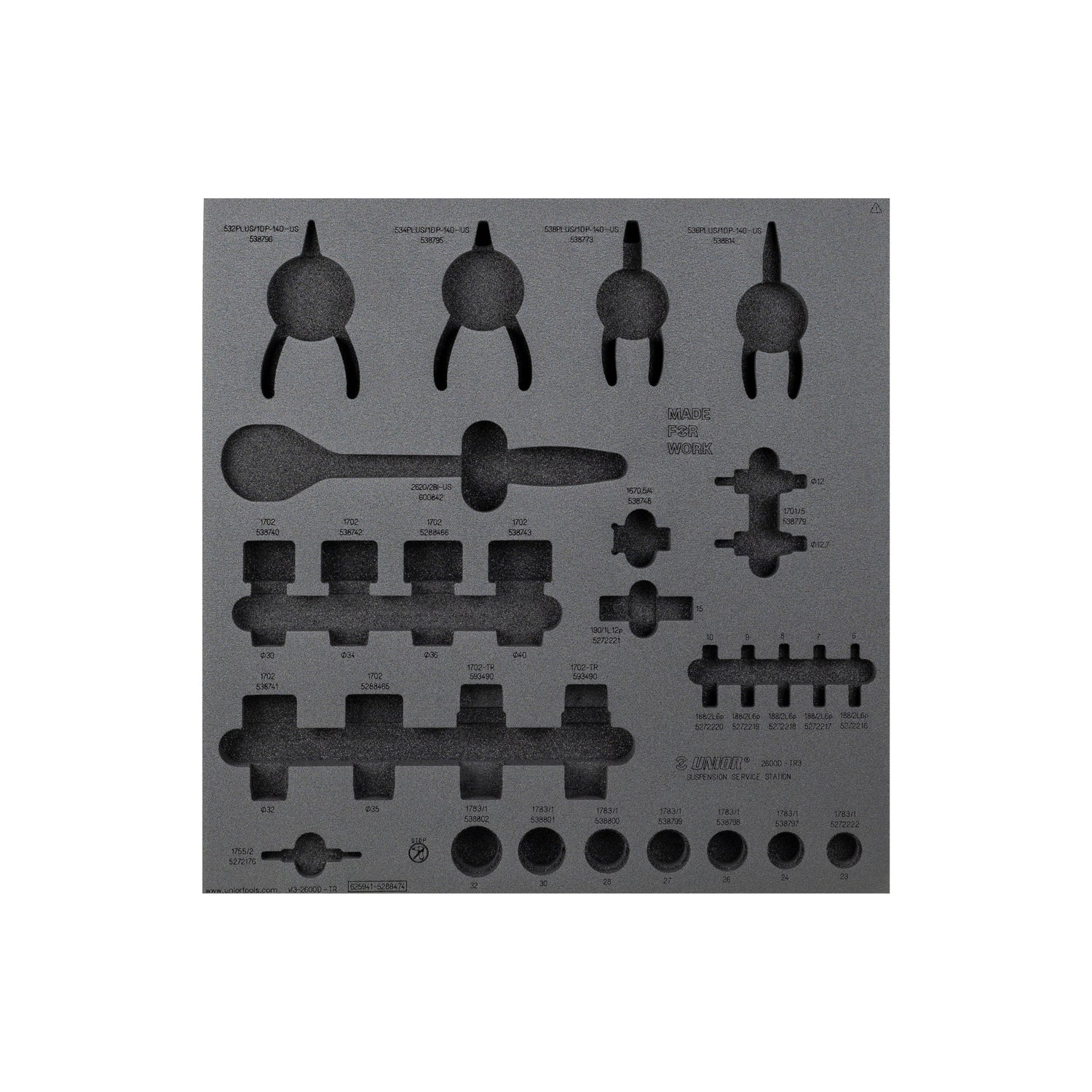 Unior Suspension Bench Drawer - 3 Tool Tray – P&A from Fife Cycles