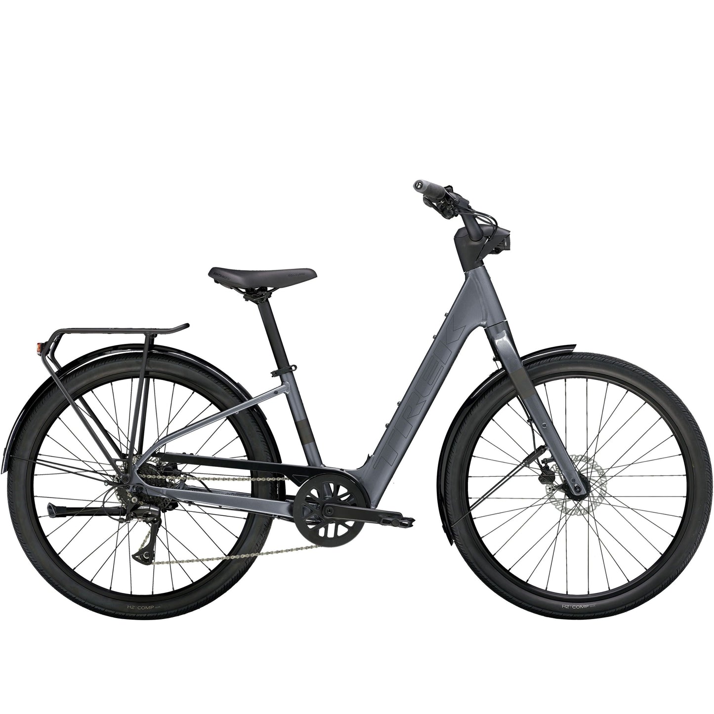 Trek Verve+ 1 LT Lowstep 2026 – eHybrid / eTrekking – Galactic Grey