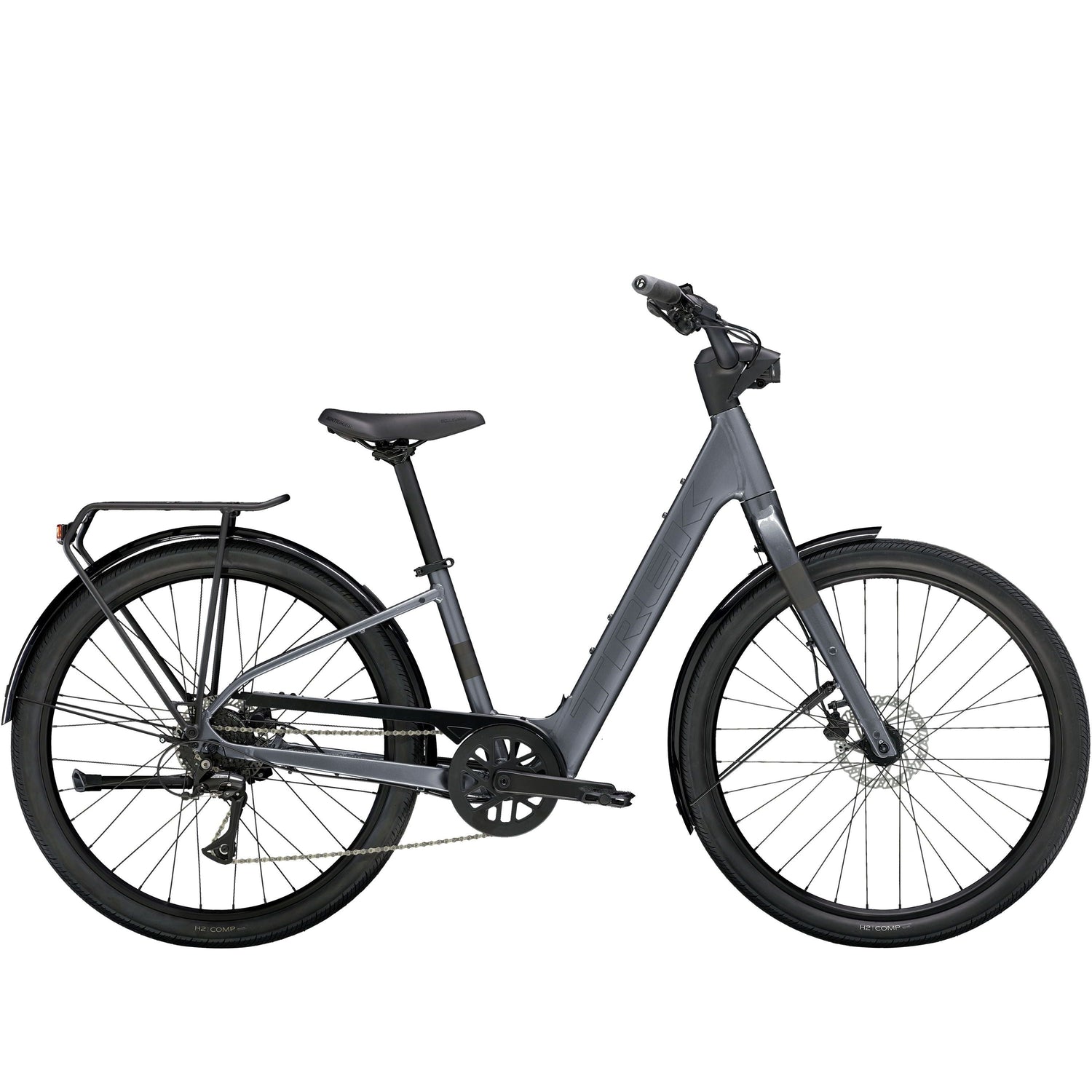 Trek Verve+ 1 LT Lowstep 2026 – eHybrid / eTrekking – Galactic Grey