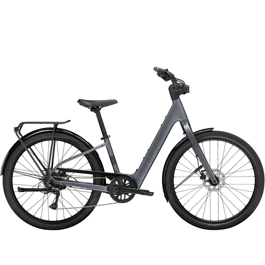 Trek Verve+ 1 LT Lowstep 2026 – eHybrid / eTrekking – Galactic Grey
