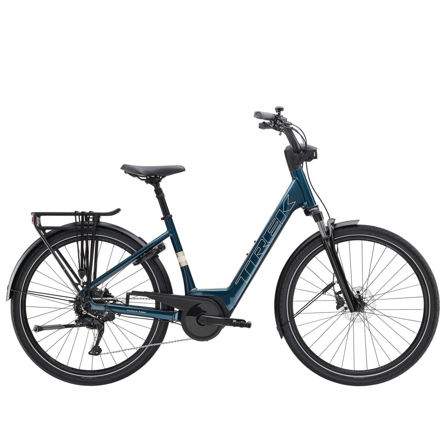 Trek Verve+ 2 Lowstep GEN 3 2026 – eHybrid / eTrekking – Dark Aquatic