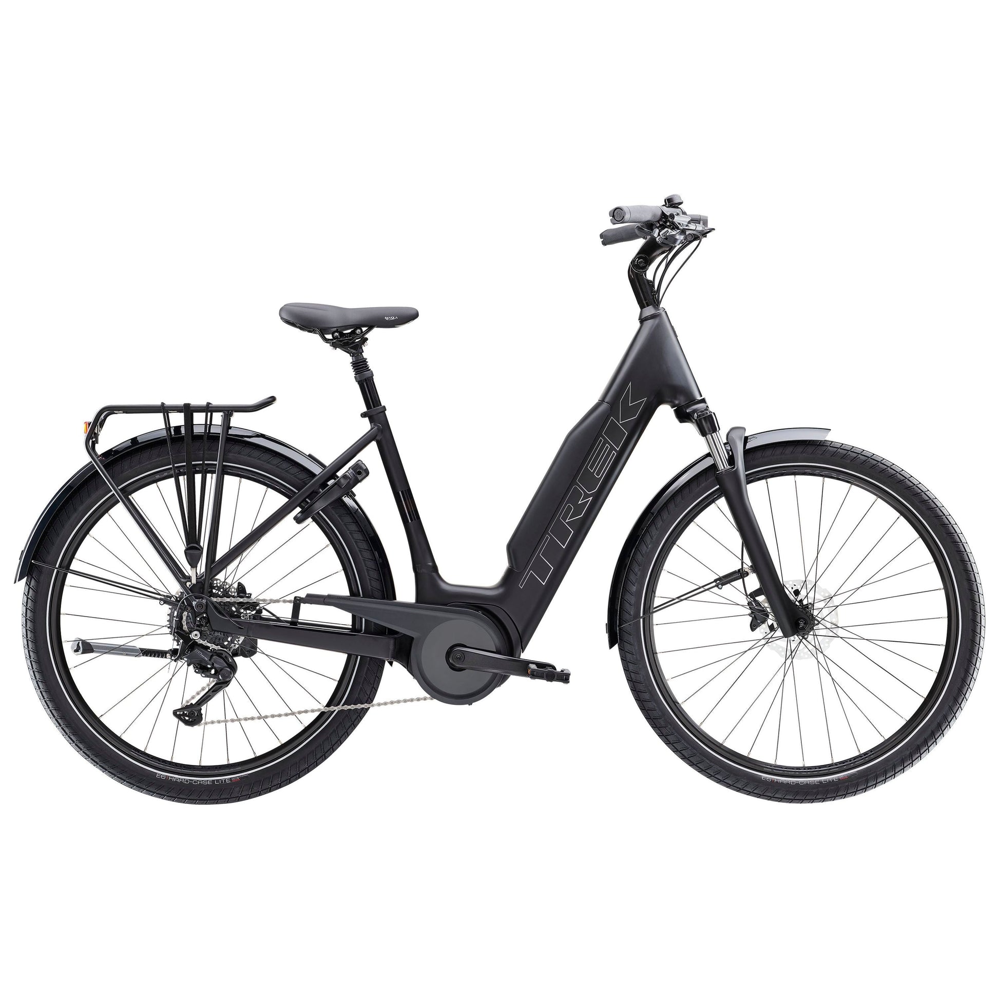Trek Verve+ 3 Lowstep Gen 3 2026 – eHybrid / eTrekking – Matte Trek Black